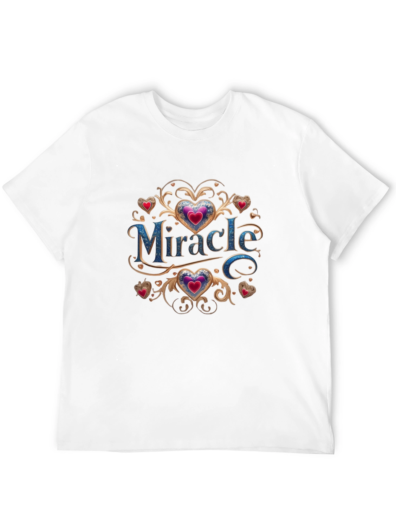 Miracle Heart Graphic Tee - Soft Cotton Blend