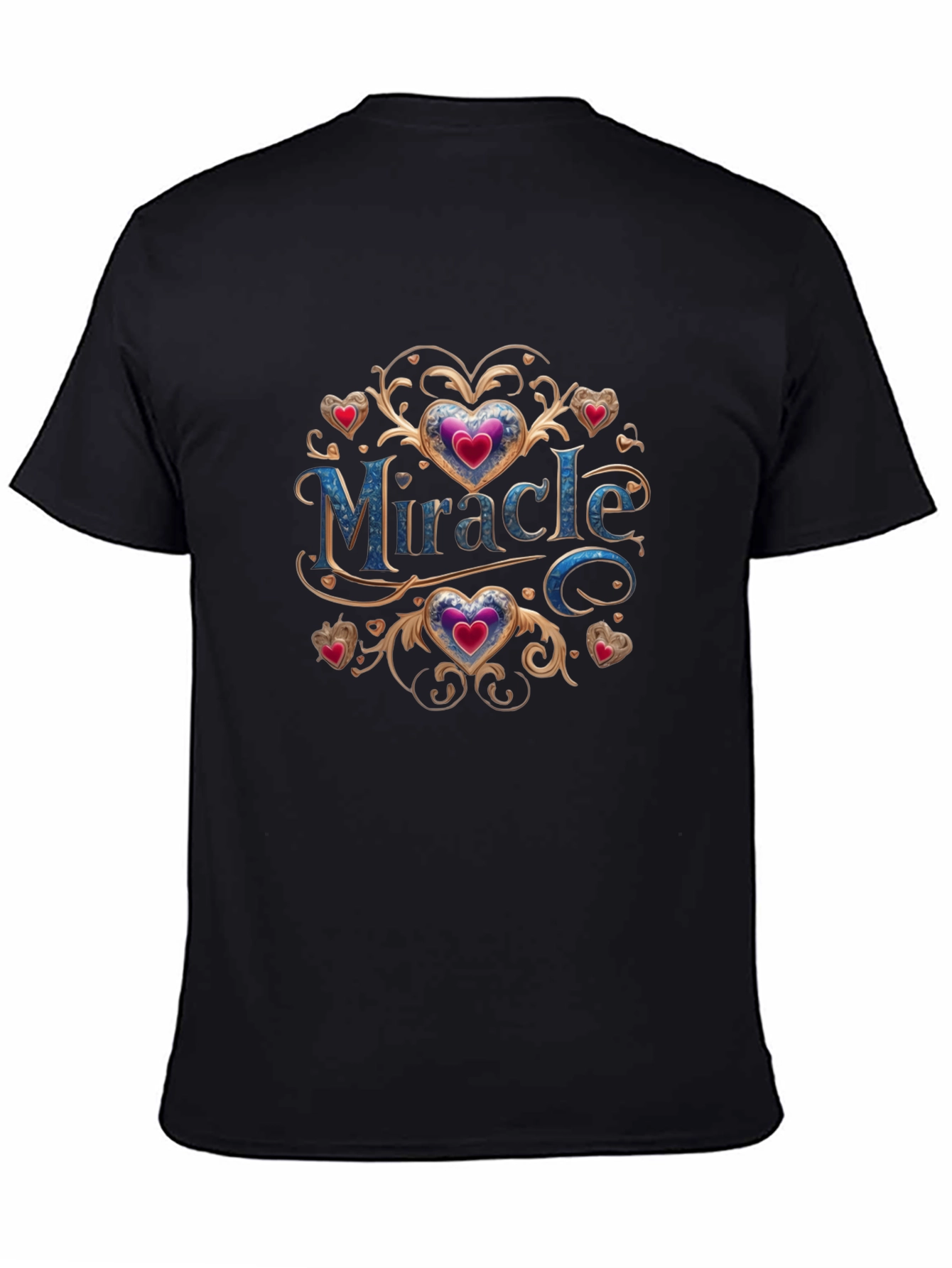 Miracle Heart Graphic Tee - Soft Cotton Blend