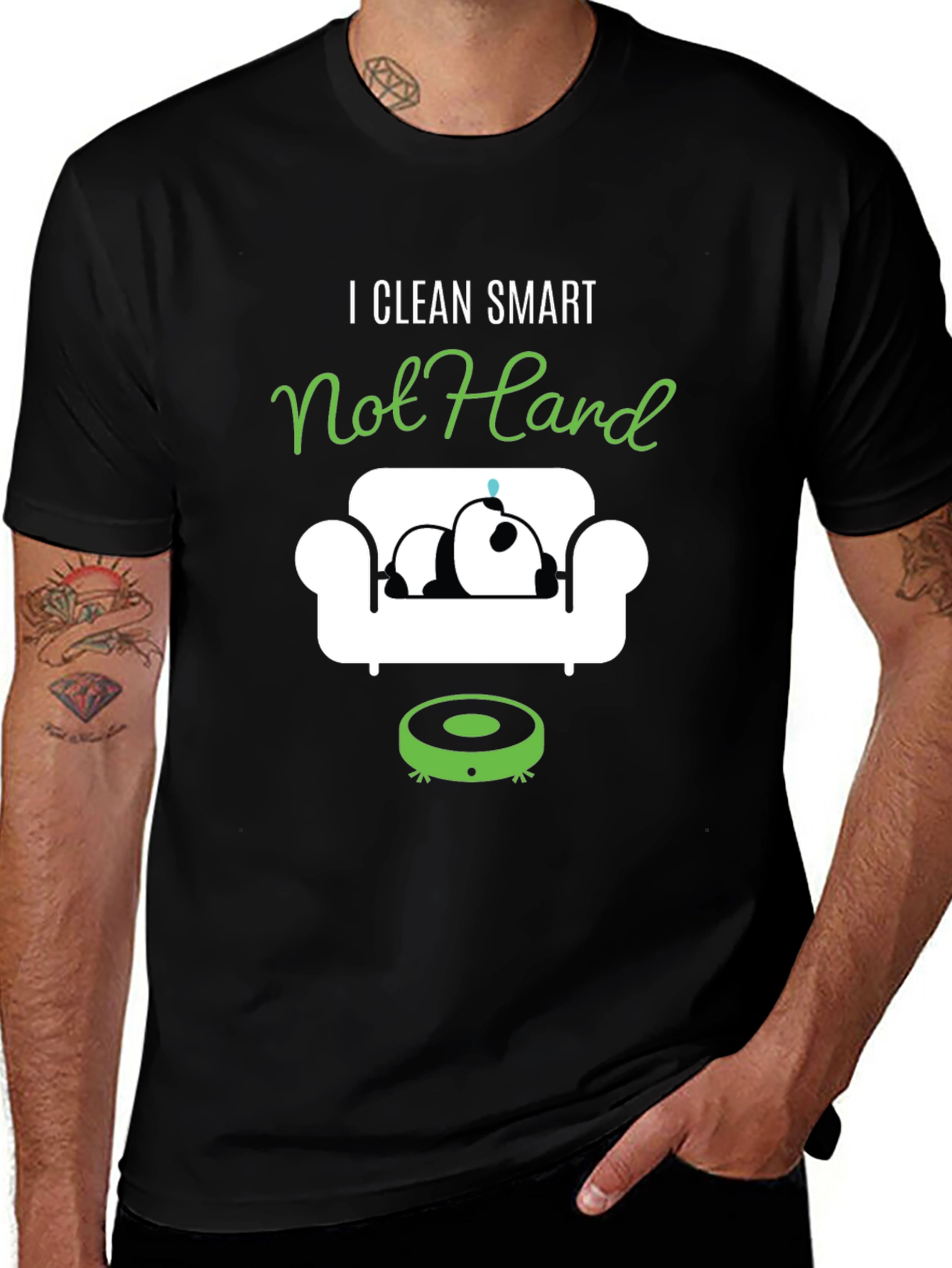 I Clean Smart Not Hard T-Shirt