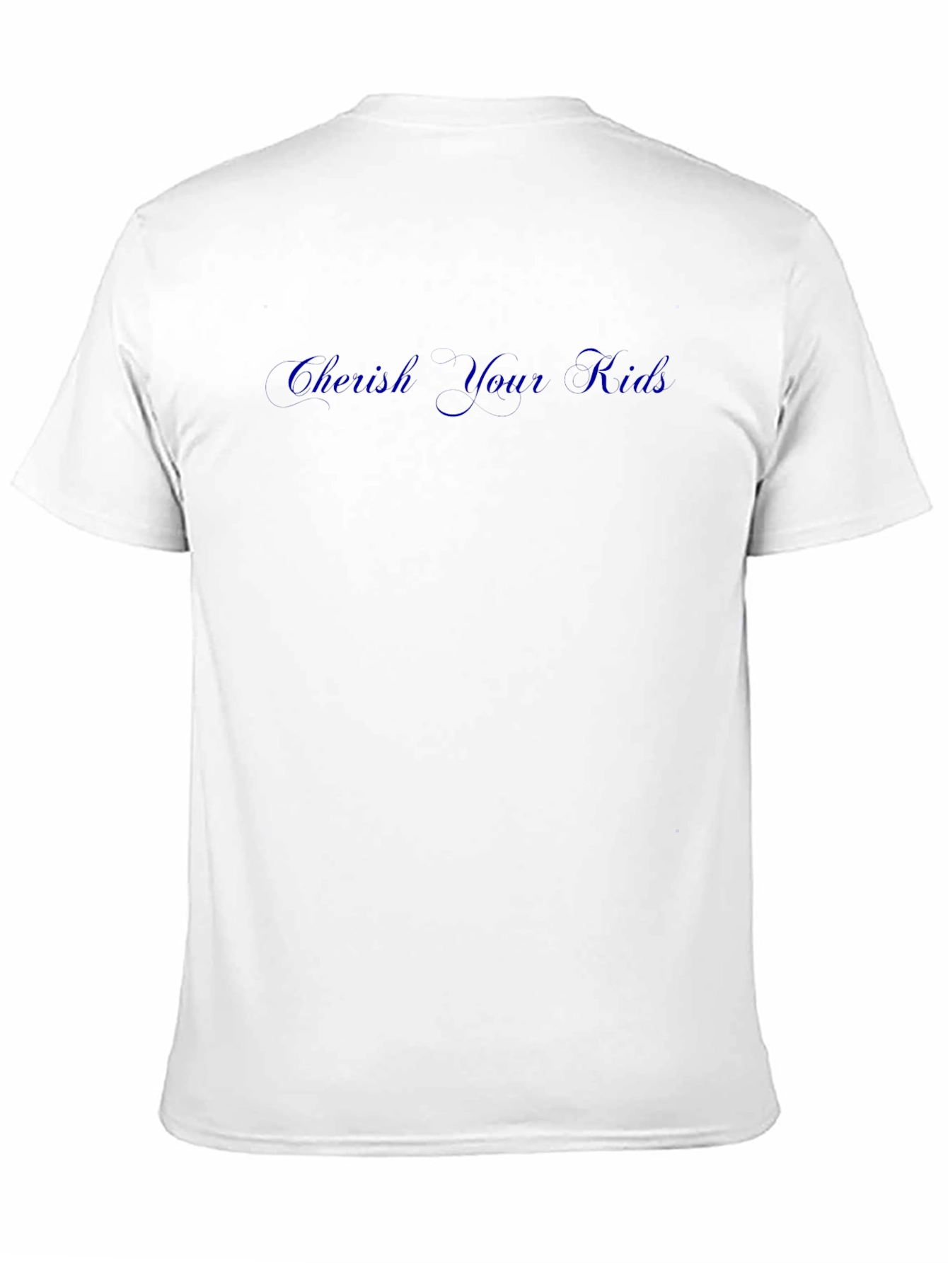 Cherish Your Kids Black T-Shirt - Soft Cotton Blend