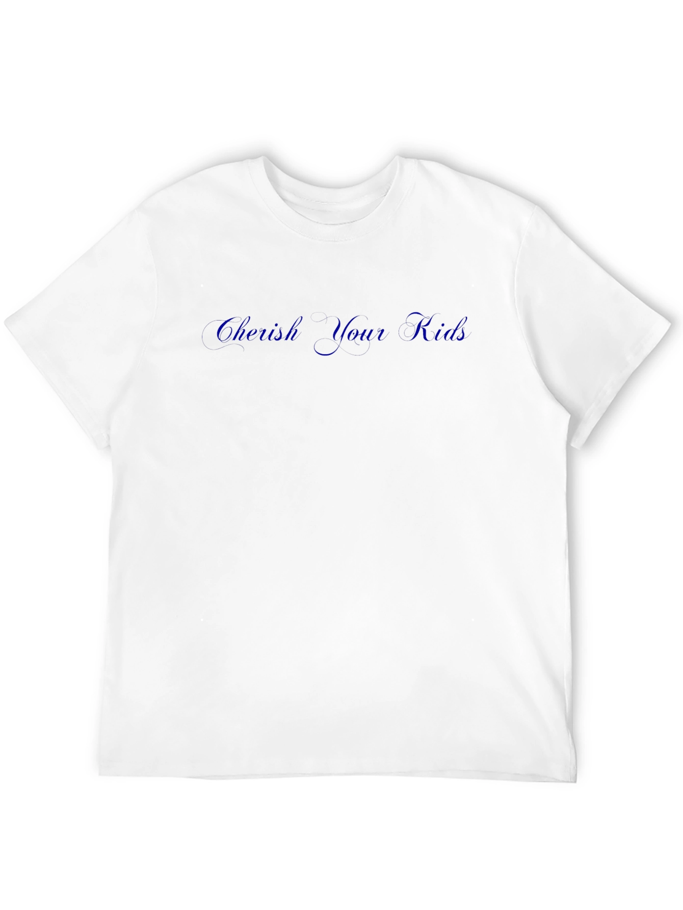 Cherish Your Kids Black T-Shirt - Soft Cotton Blend