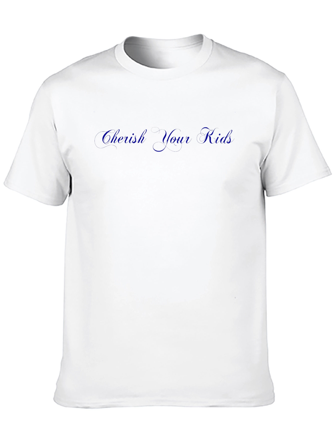 Cherish Your Kids Black T-Shirt - Soft Cotton Blend