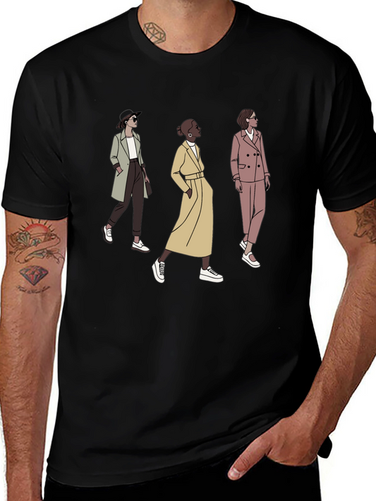 Stylish Women Graphic Tee - Trendy Fashion