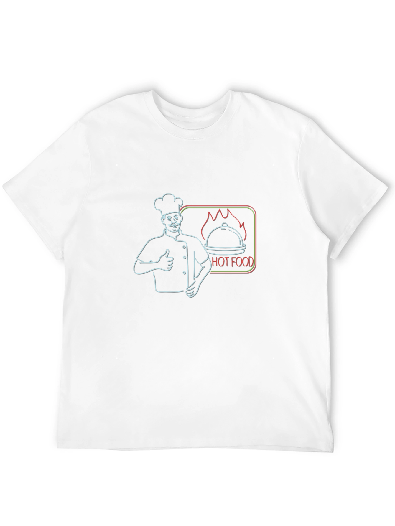 Hot Food Chef Graphic T-Shirt