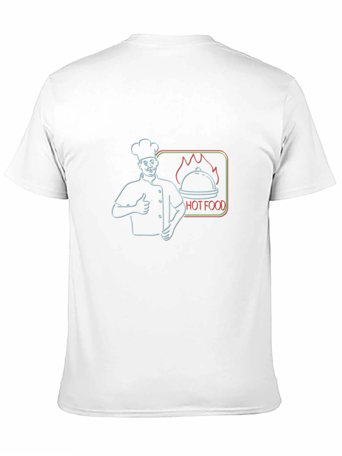Hot Food Chef Graphic T-Shirt