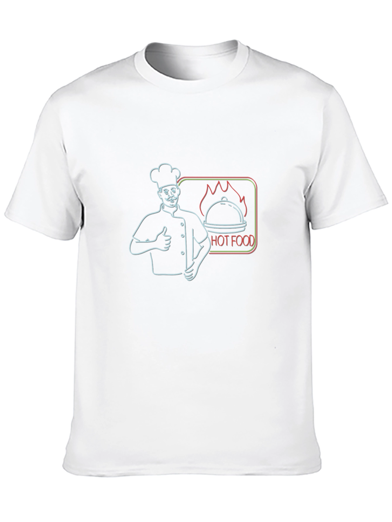 Hot Food Chef Graphic T-Shirt