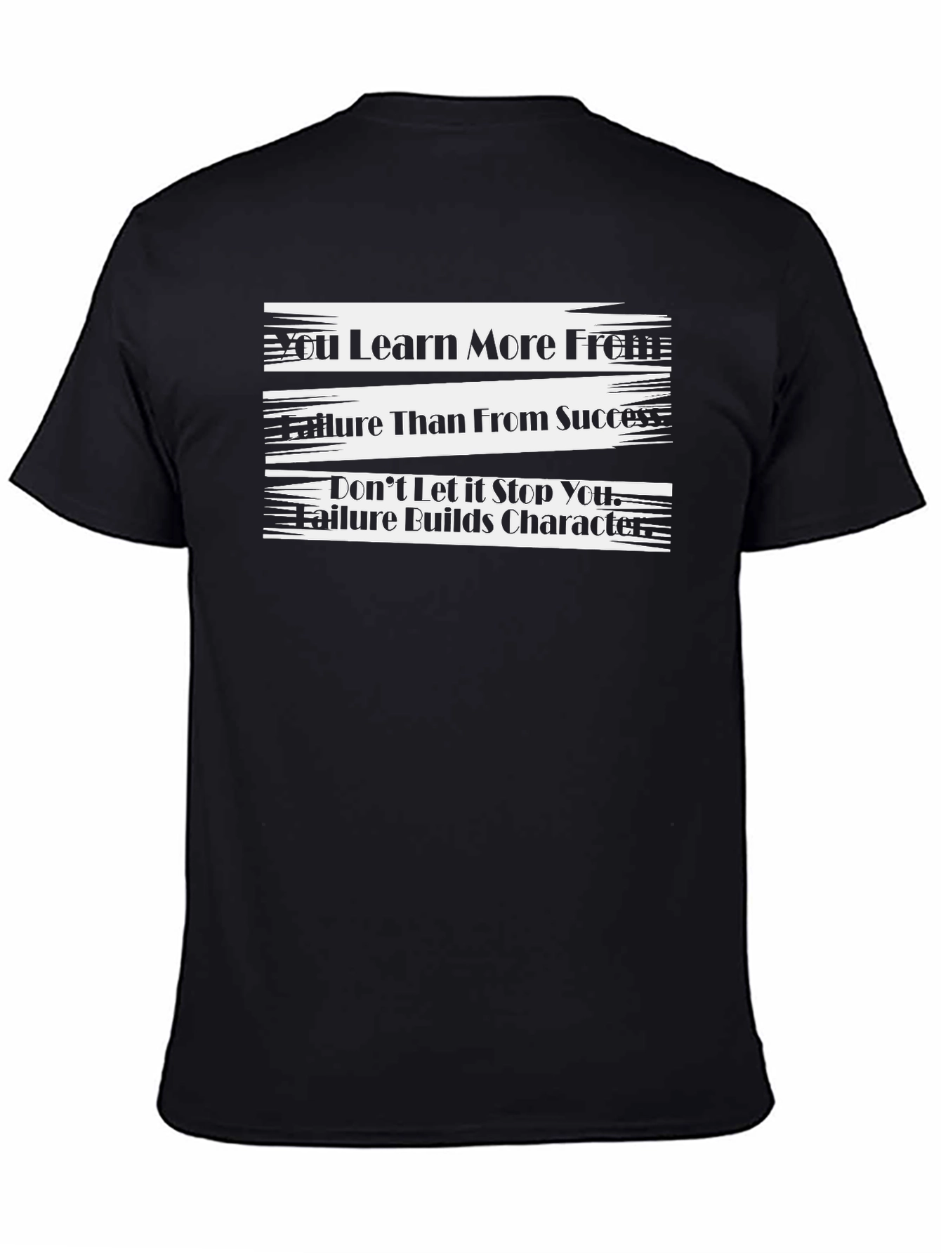 Motivational T-Shirt - Learn More From Failure