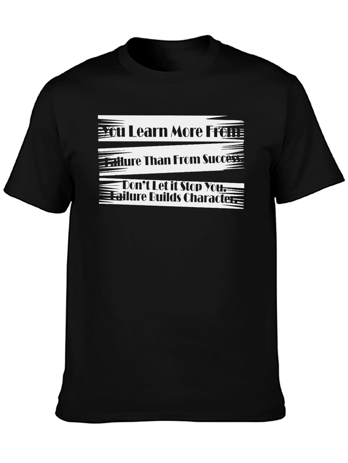 Motivational T-Shirt - Learn More From Failure