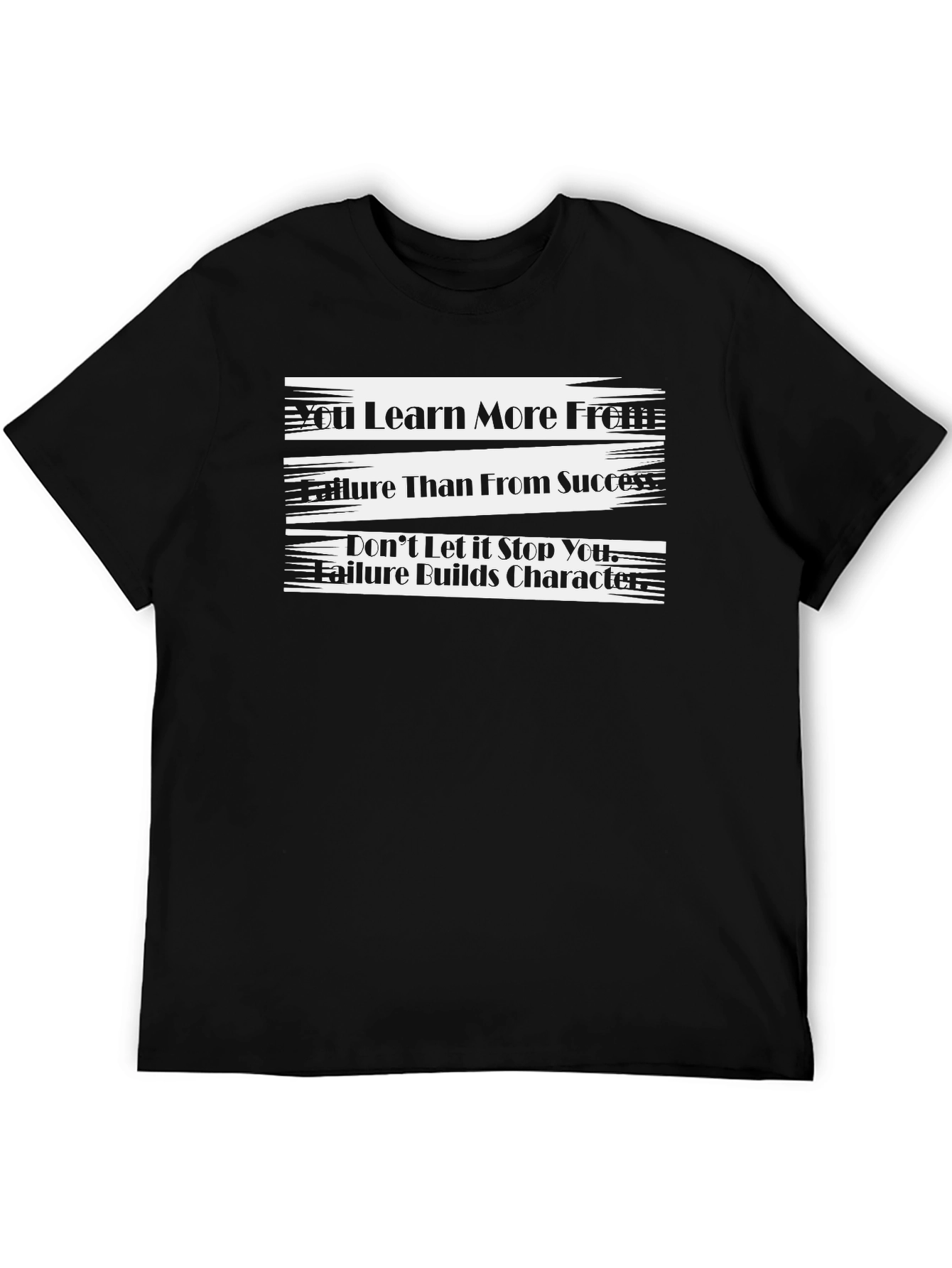Motivational T-Shirt - Learn More From Failure
