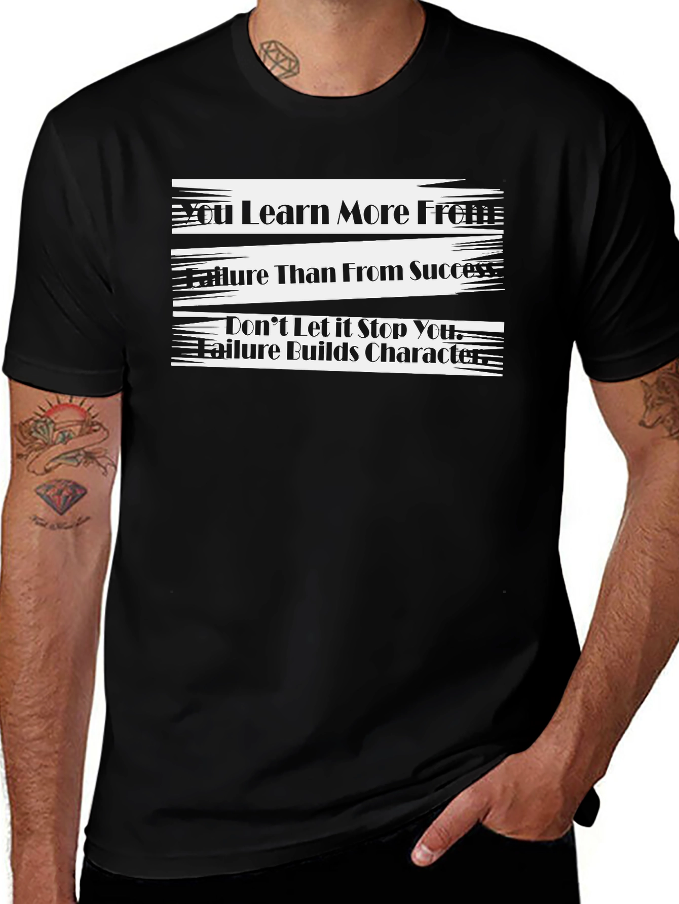 Motivational T-Shirt - Learn More From Failure