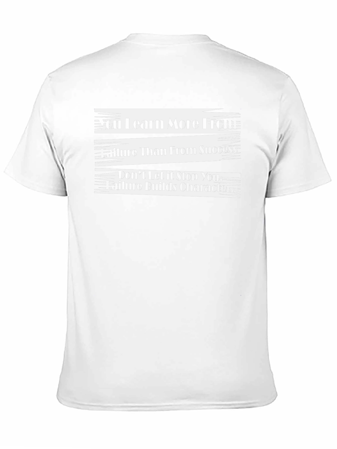 Motivational T-Shirt - Learn More From Failure