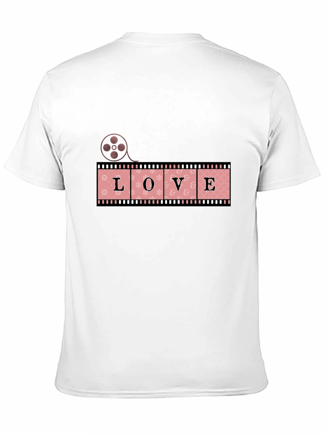 Love Film Strip Graphic T-Shirt