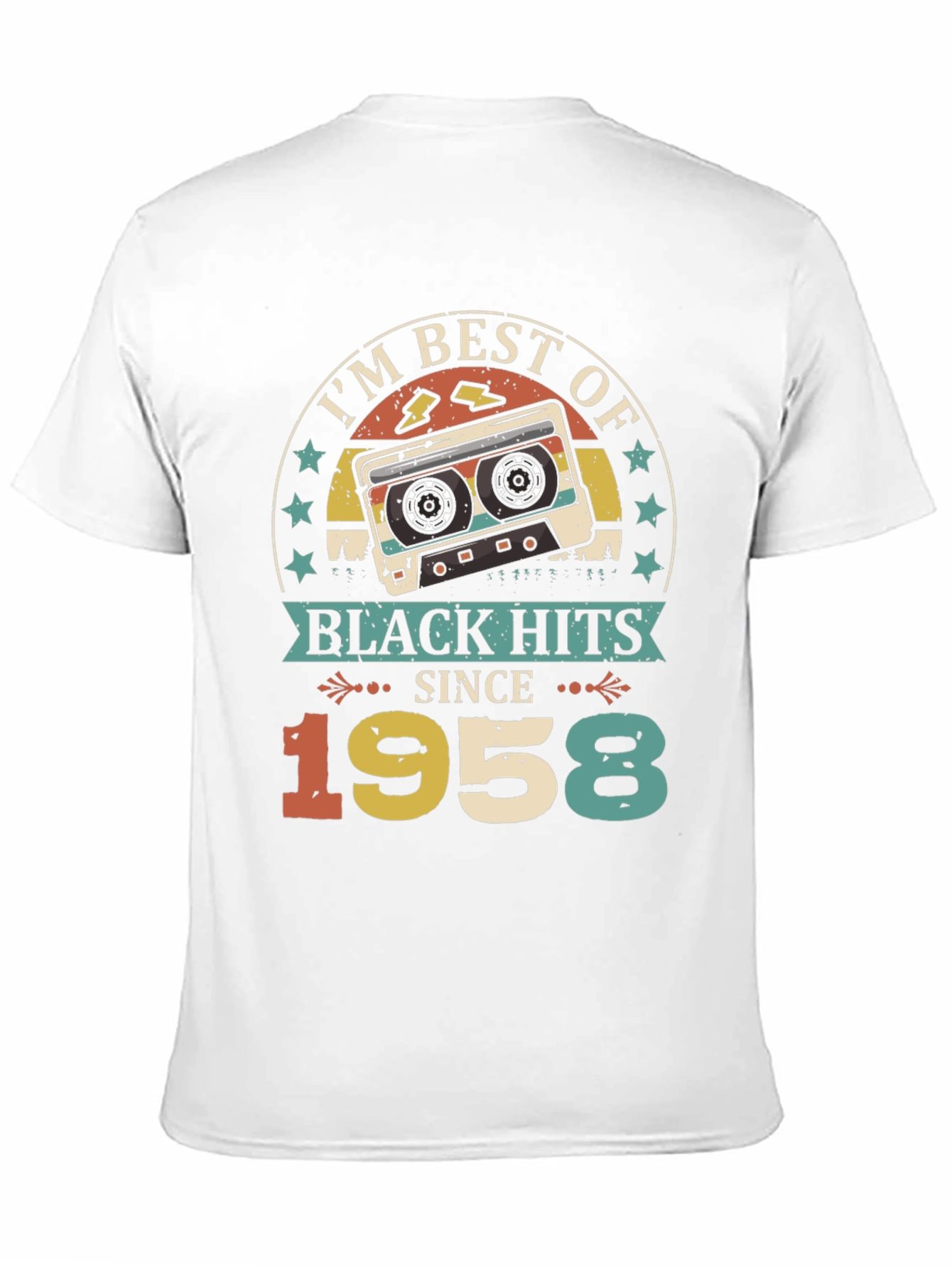 Best of Black Hits Since 1958 Cassette Tape T-Shirt