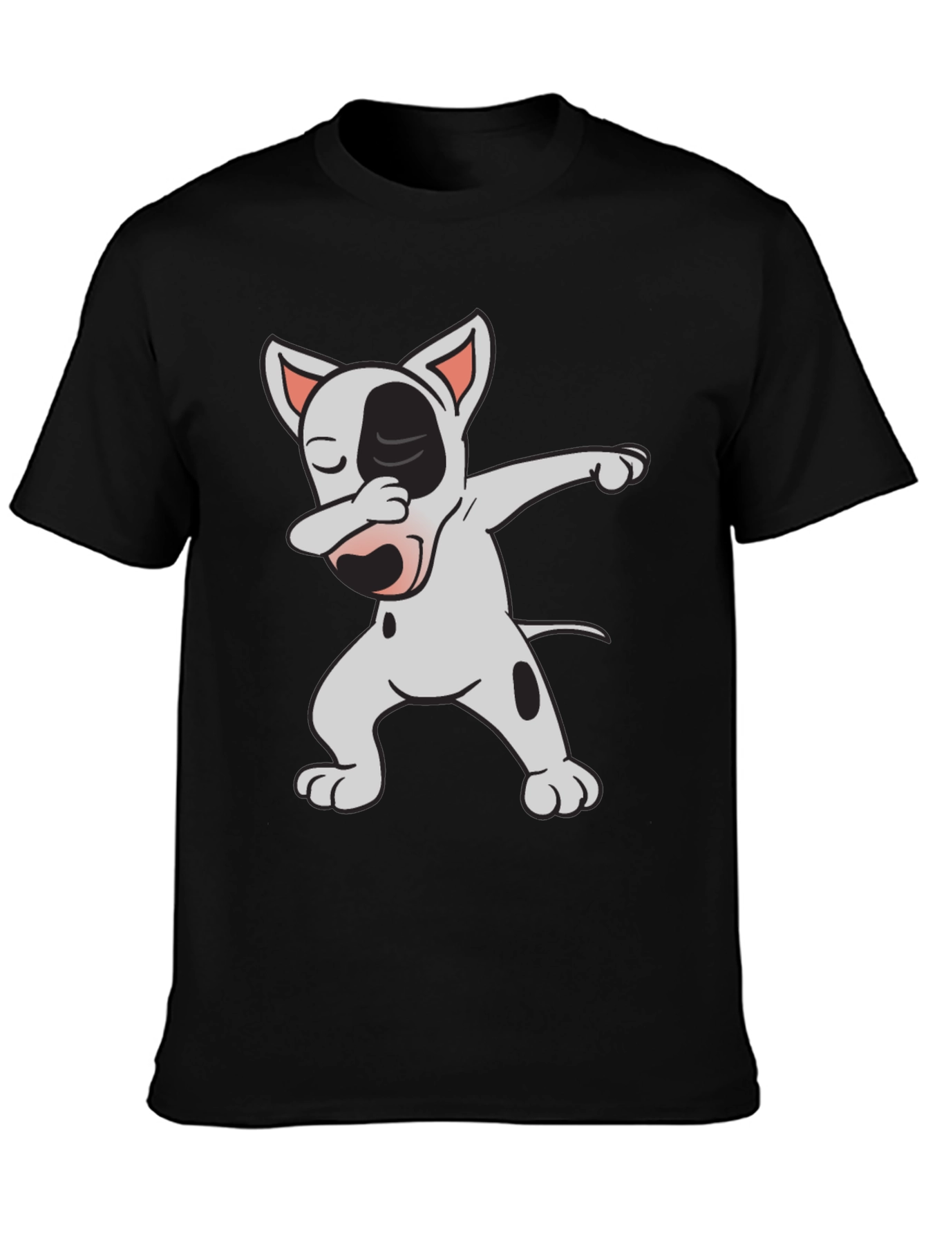 Dabbing Bull Terrier Graphic Tee