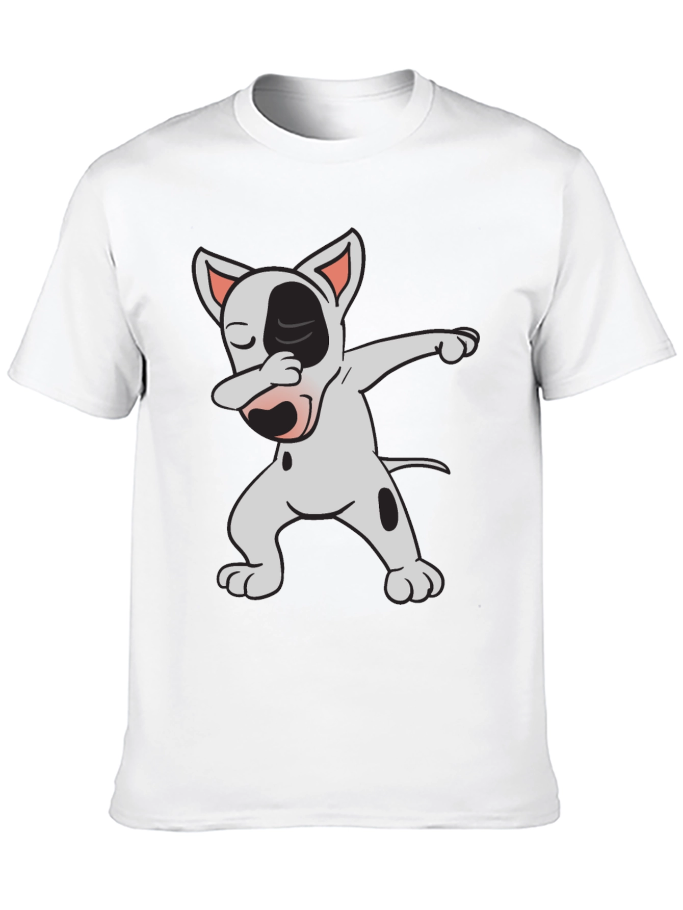 Dabbing Bull Terrier Graphic Tee