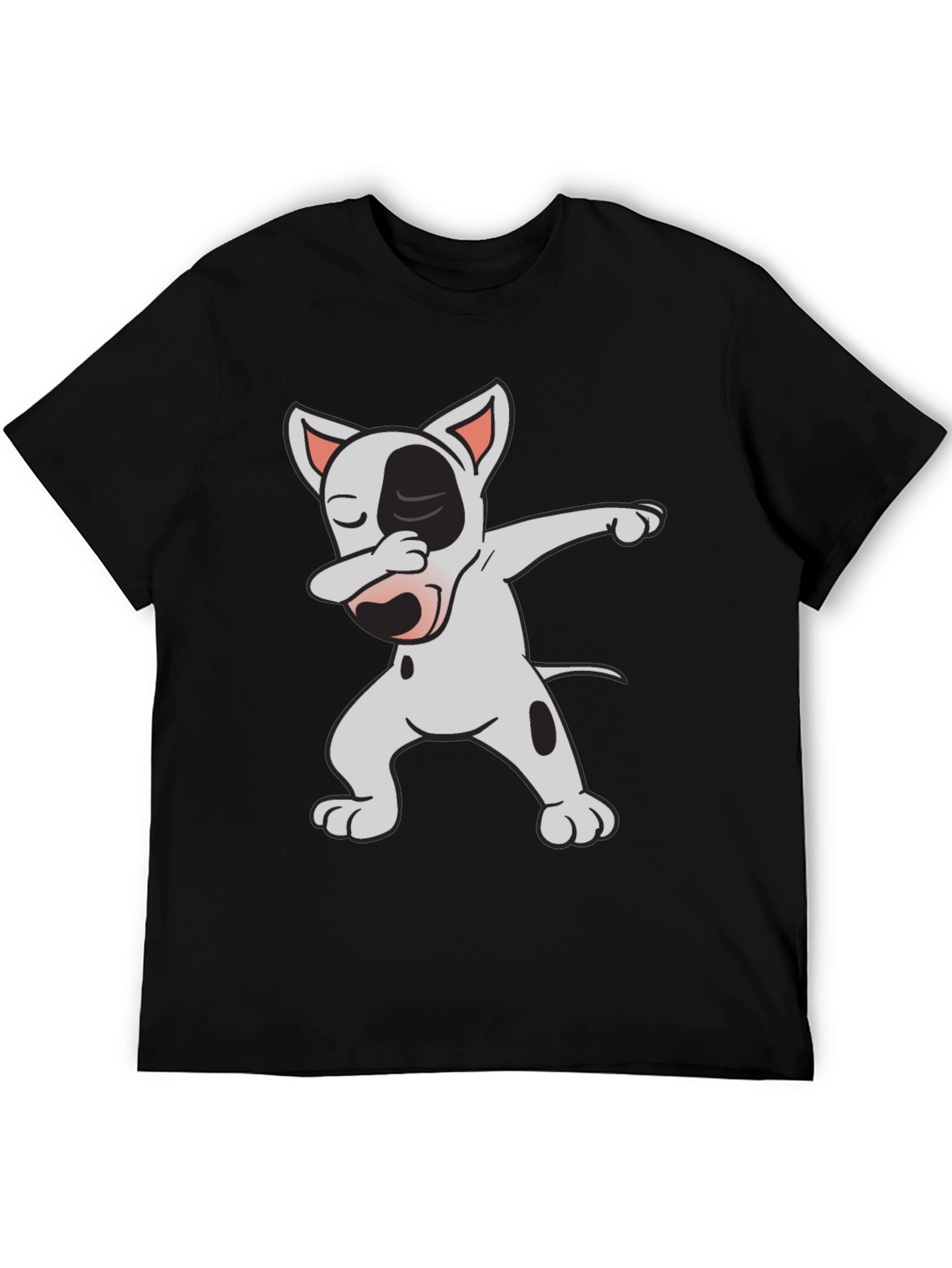 Dabbing Bull Terrier Graphic Tee