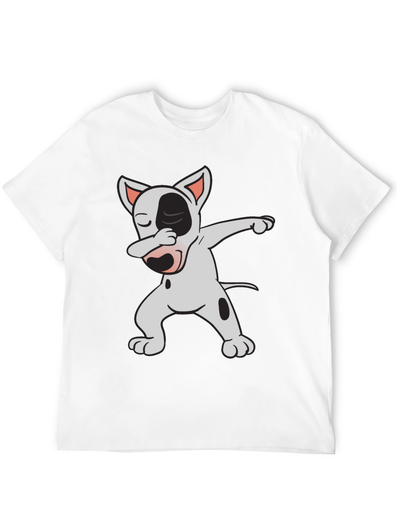 Dabbing Bull Terrier Graphic Tee