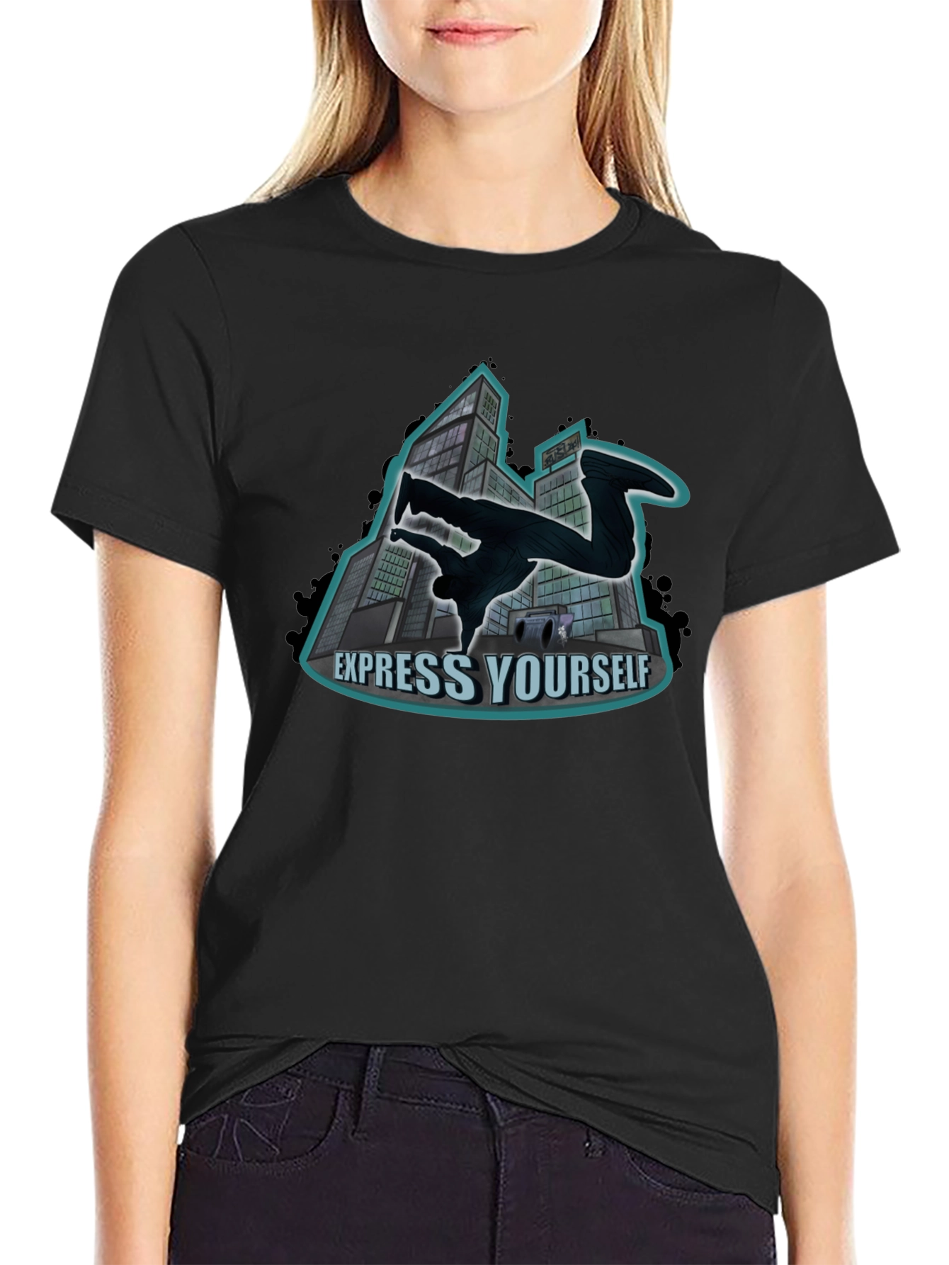 Express Yourself Breakdance T-Shirt - Urban Style