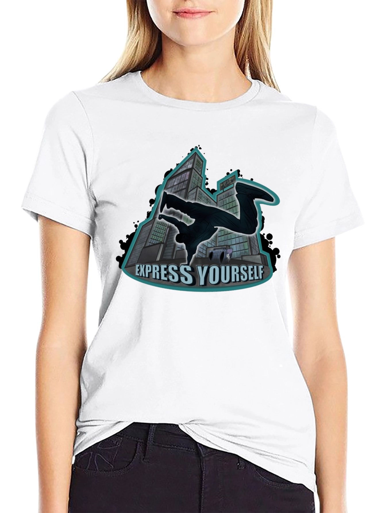 Express Yourself Breakdance T-Shirt - Urban Style