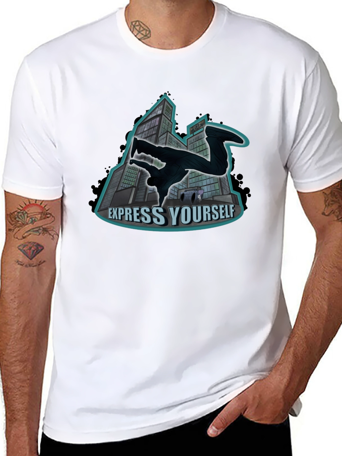 Express Yourself Breakdance T-Shirt - Urban Style