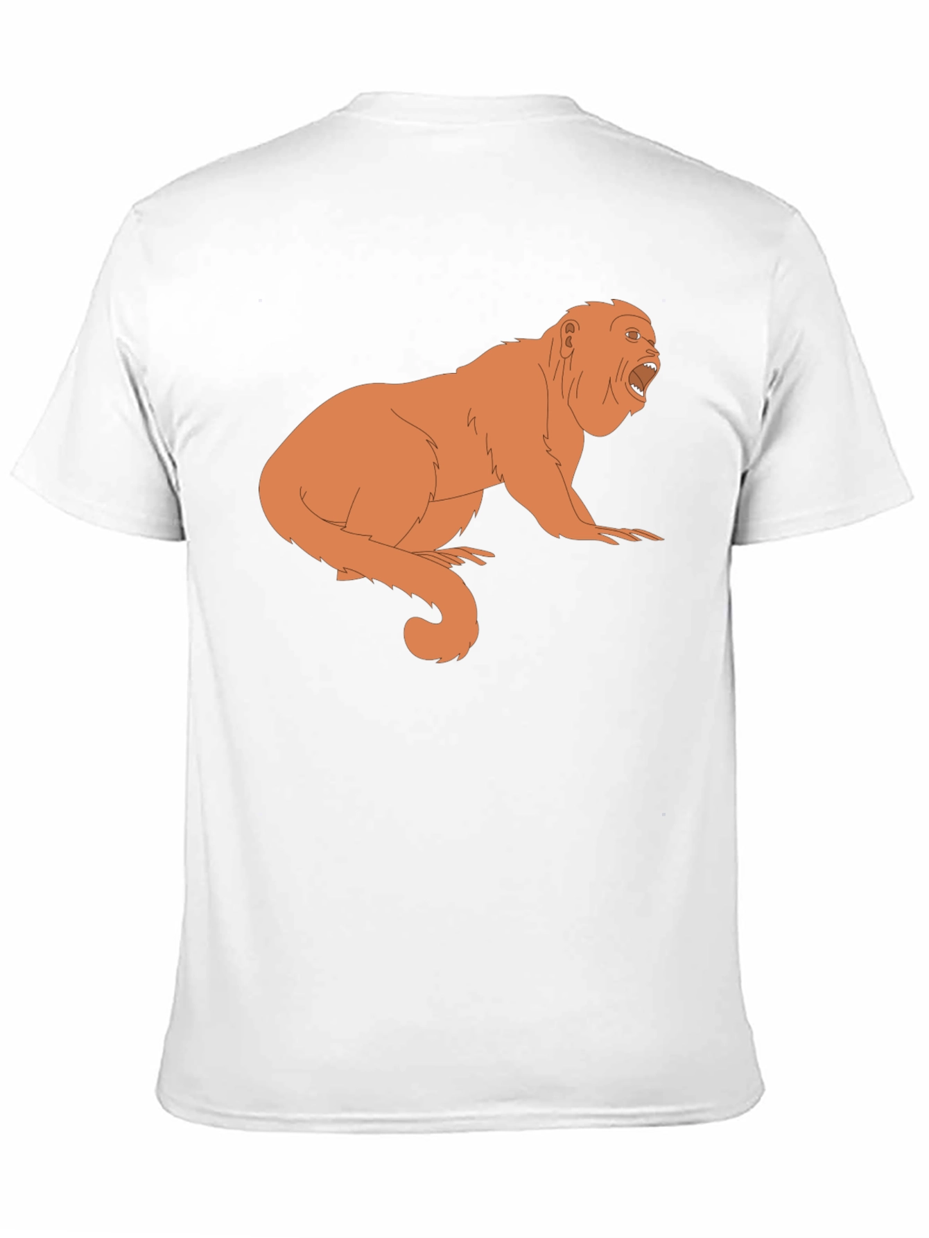 Howler Monkey Graphic Tee - Black Cotton T-Shirt