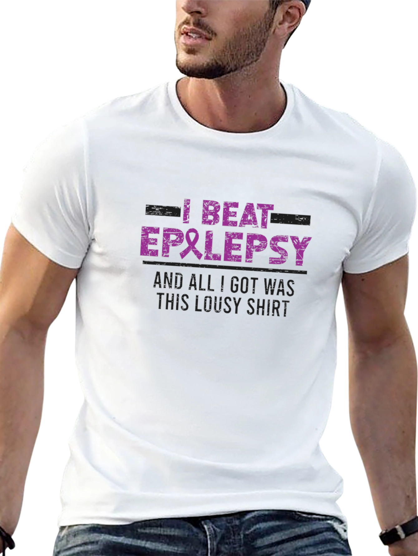I Beat Epilepsy Awareness T-Shirt