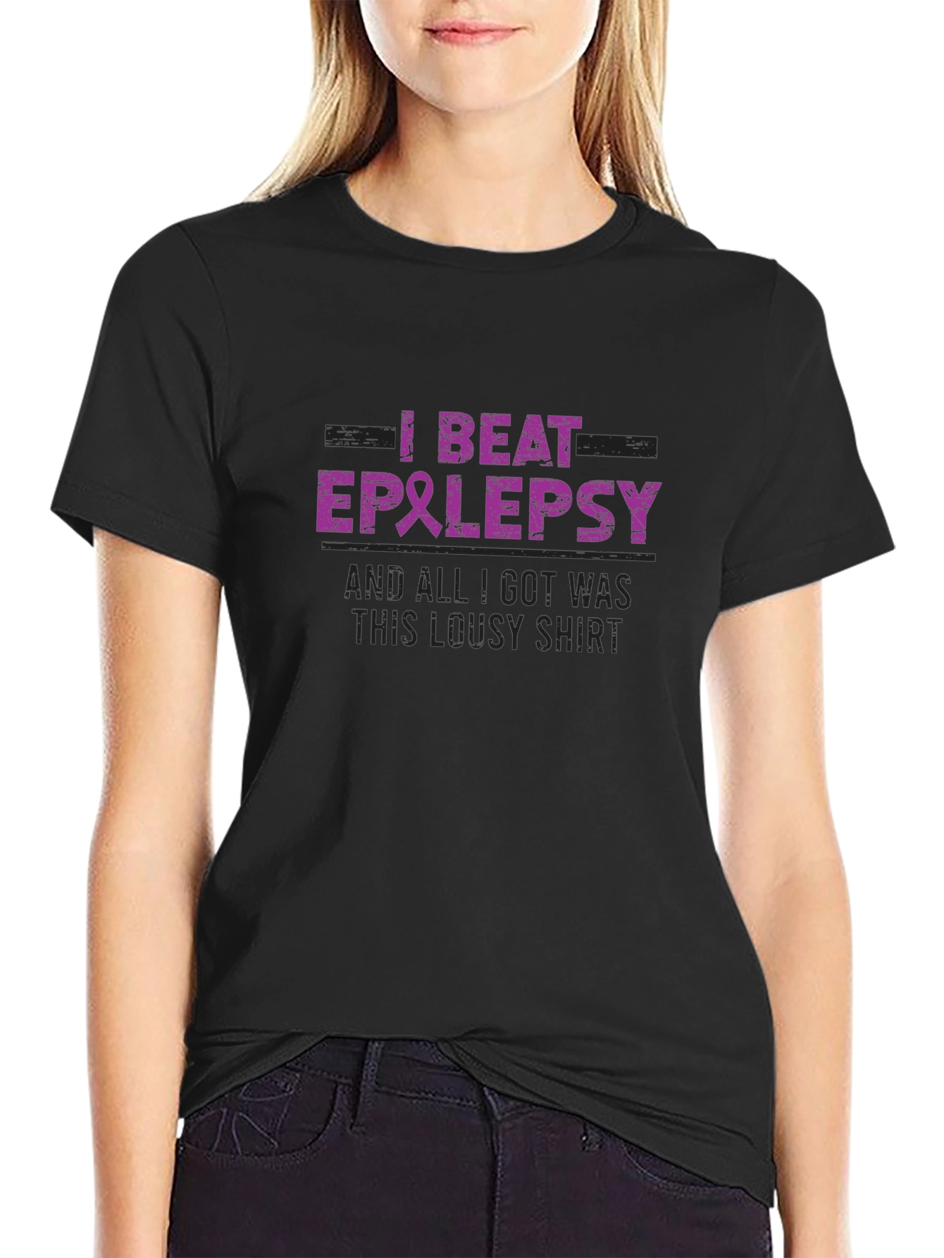 I Beat Epilepsy Awareness T-Shirt