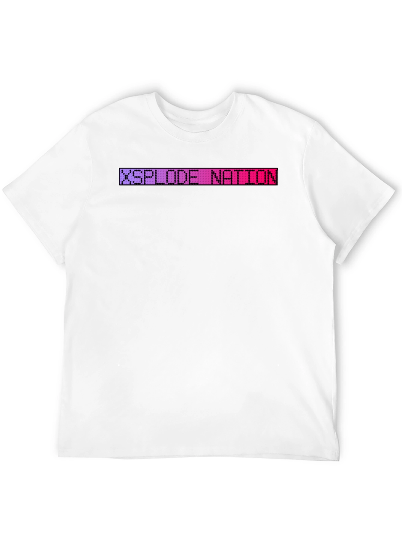 Xsplode Nation Pixel Tee - Black Crew Neck