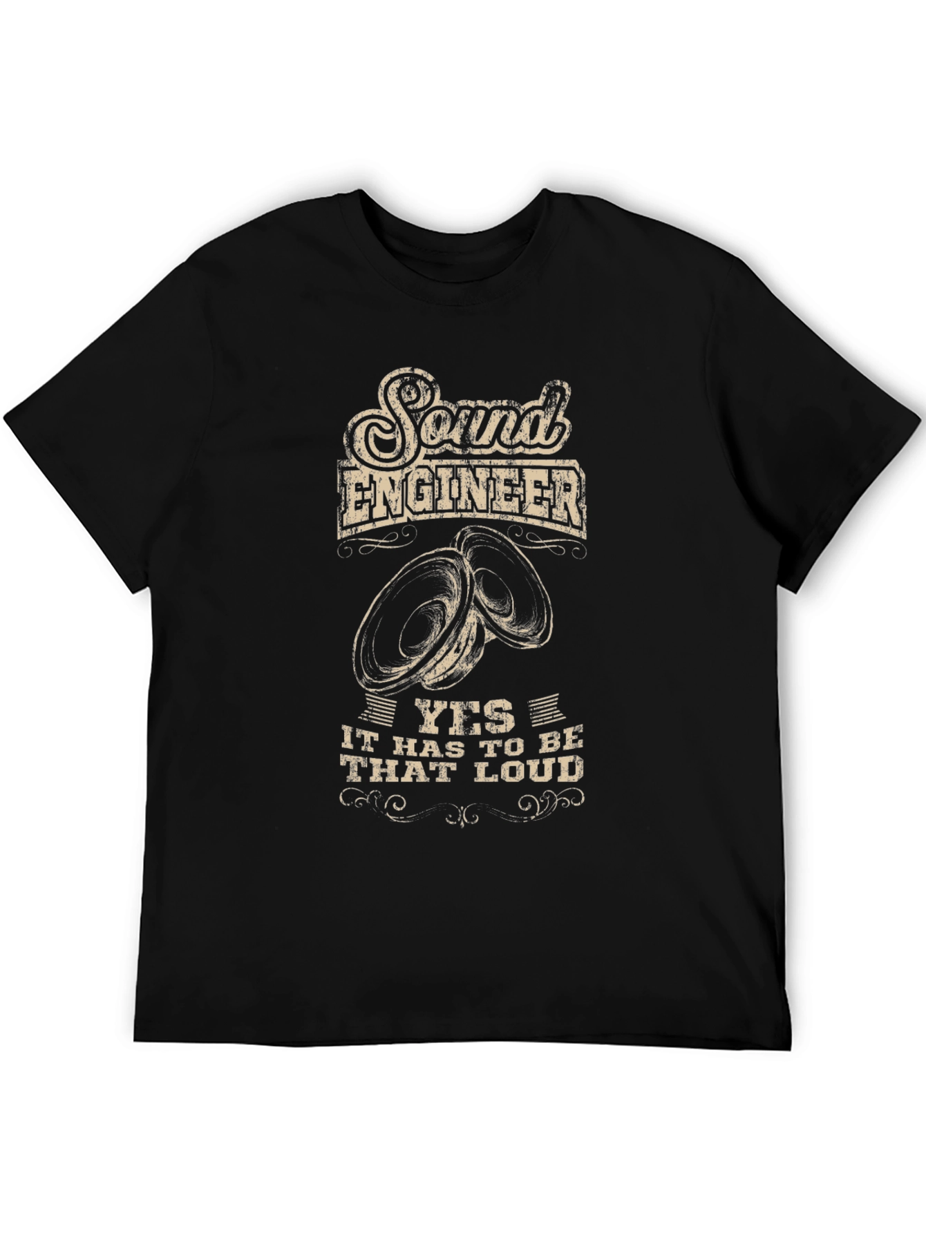 Sound Engineer Loud Speaker Graphic Tee