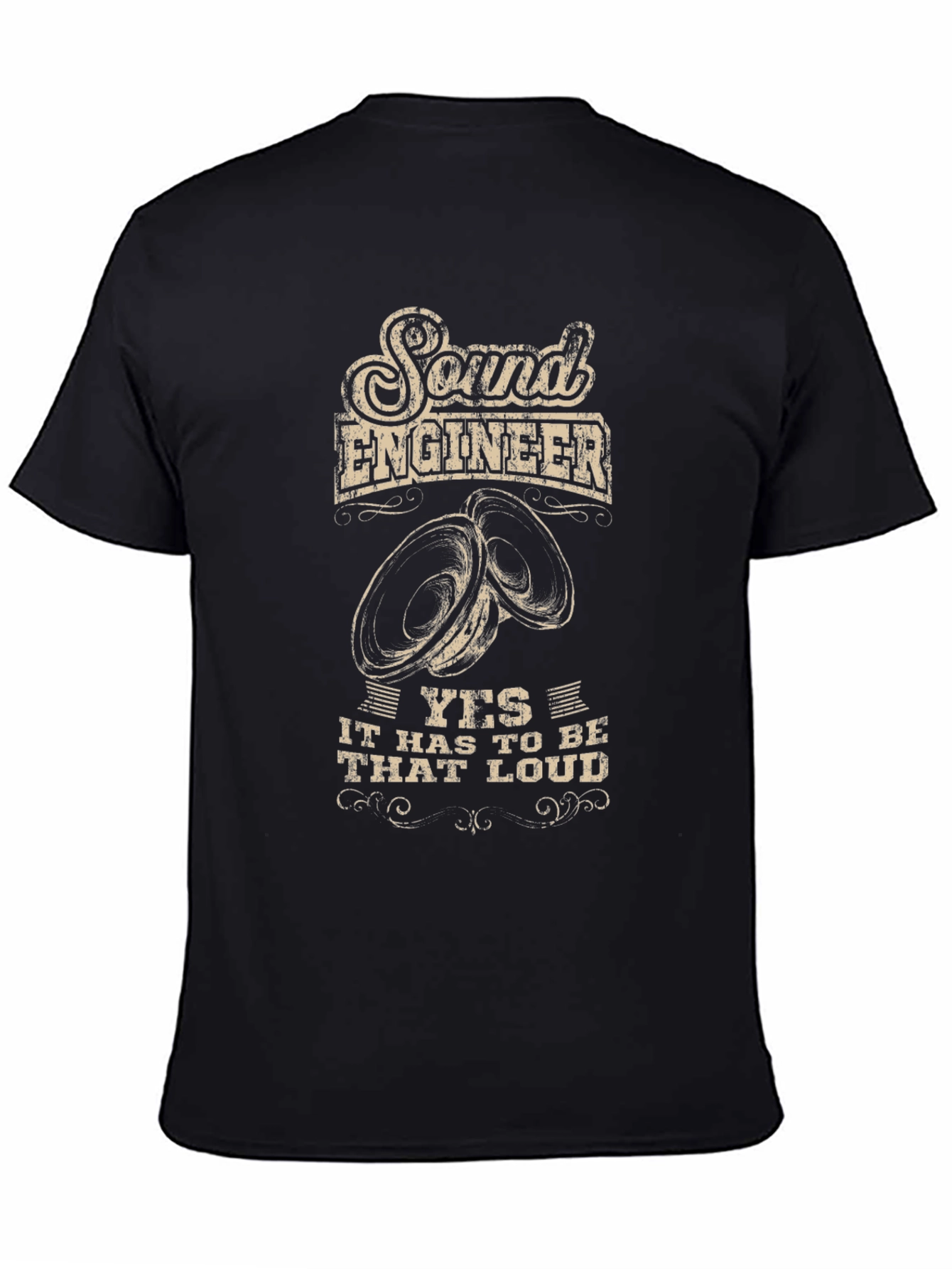 Sound Engineer Loud Speaker Graphic Tee