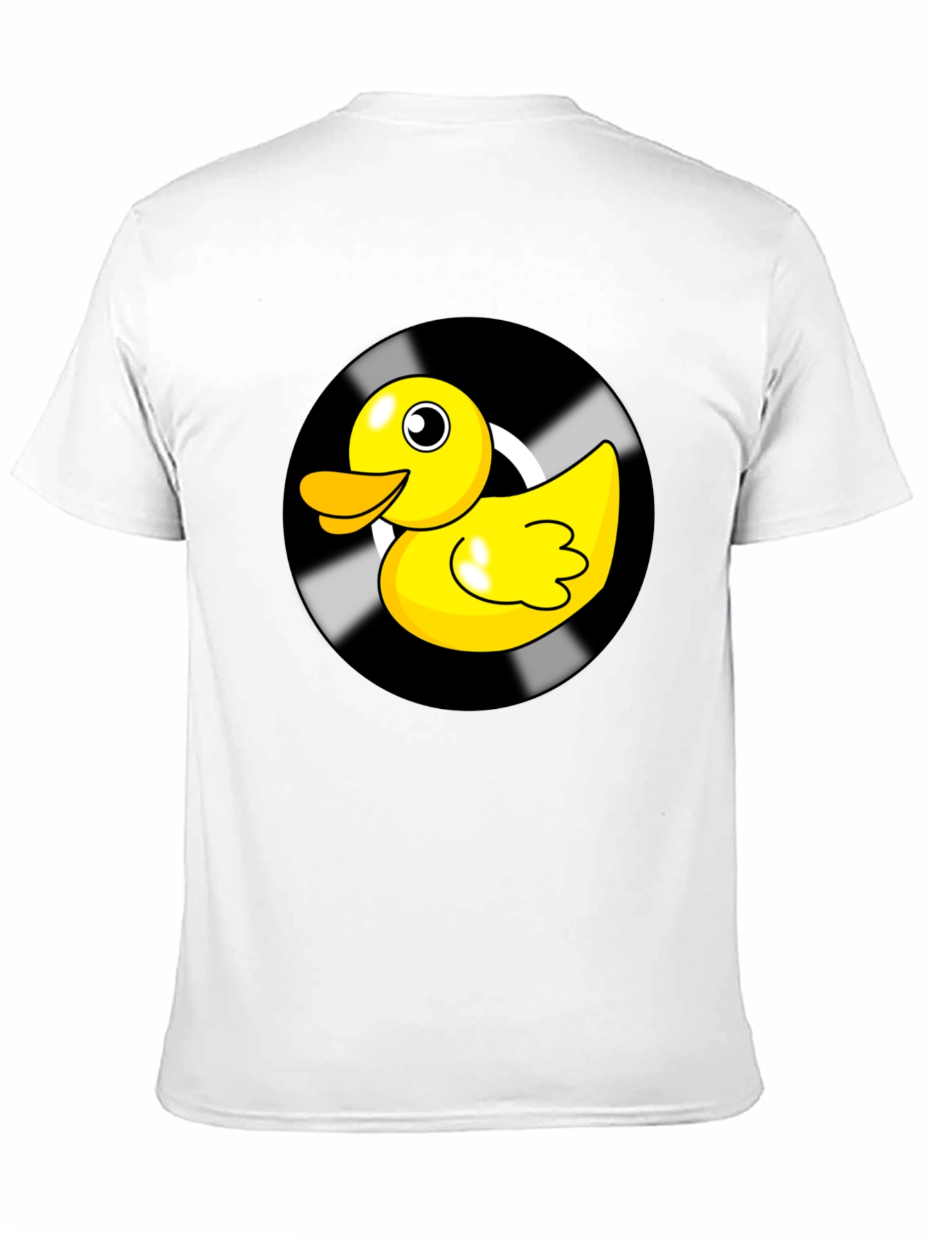 Duck Vinyl Record Black Graphic Tee