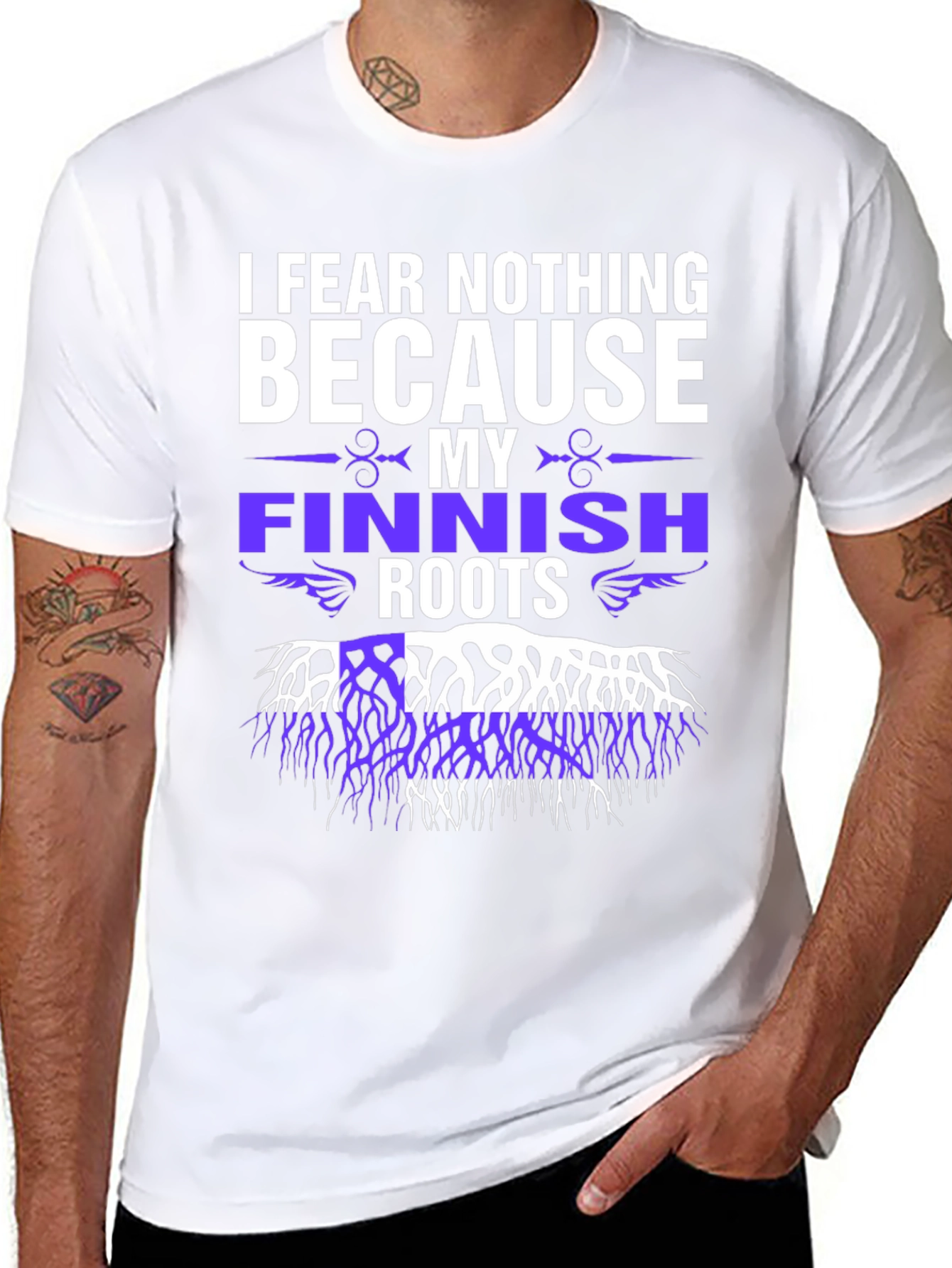 Finnish Roots T-Shirt - I Fear Nothing