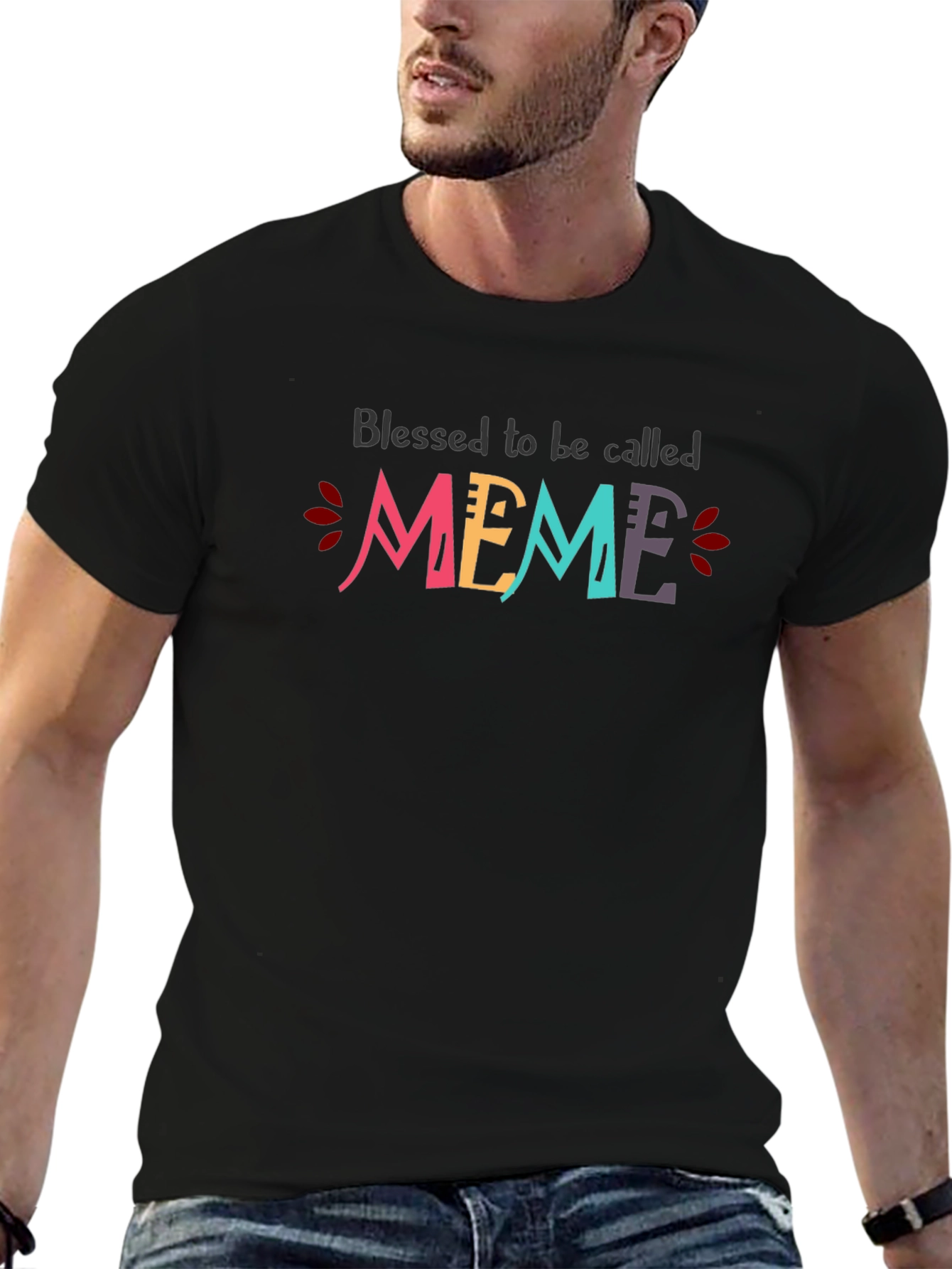 Blessed to be Called Meme T-Shirt - Black
