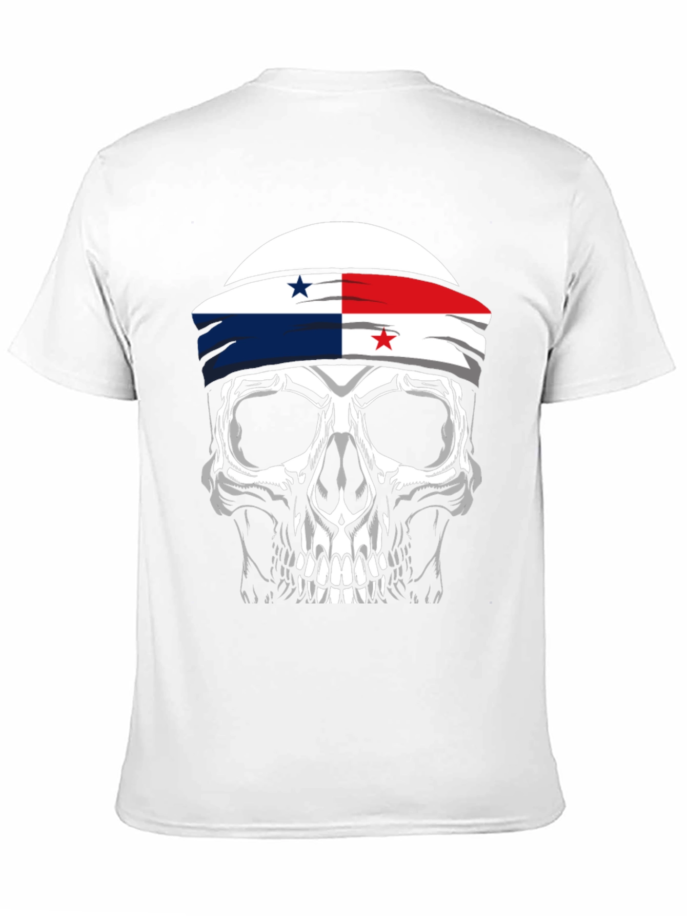 Skull Panama Flag T-Shirt