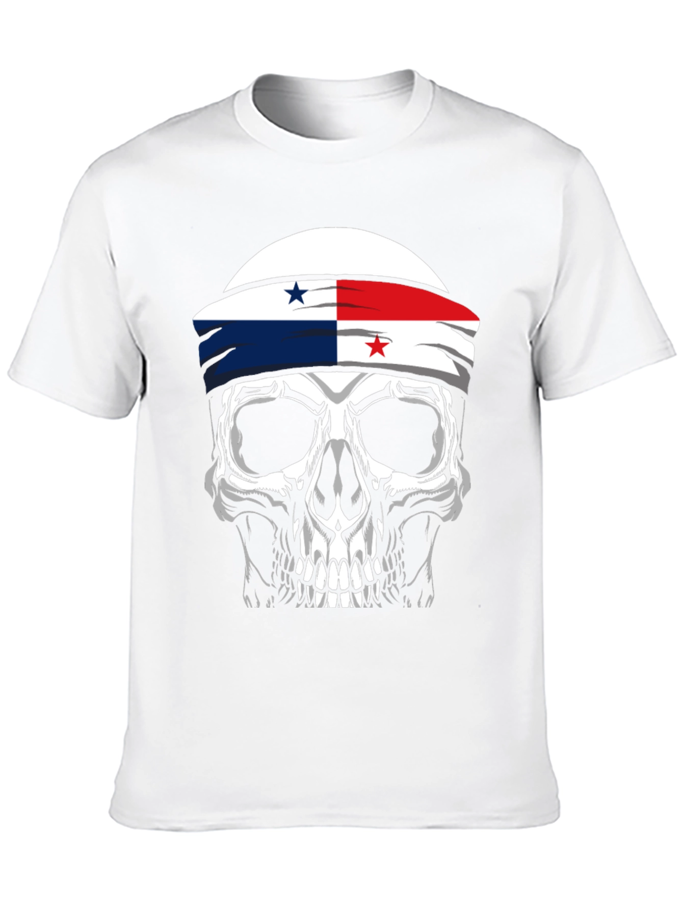 Skull Panama Flag T-Shirt