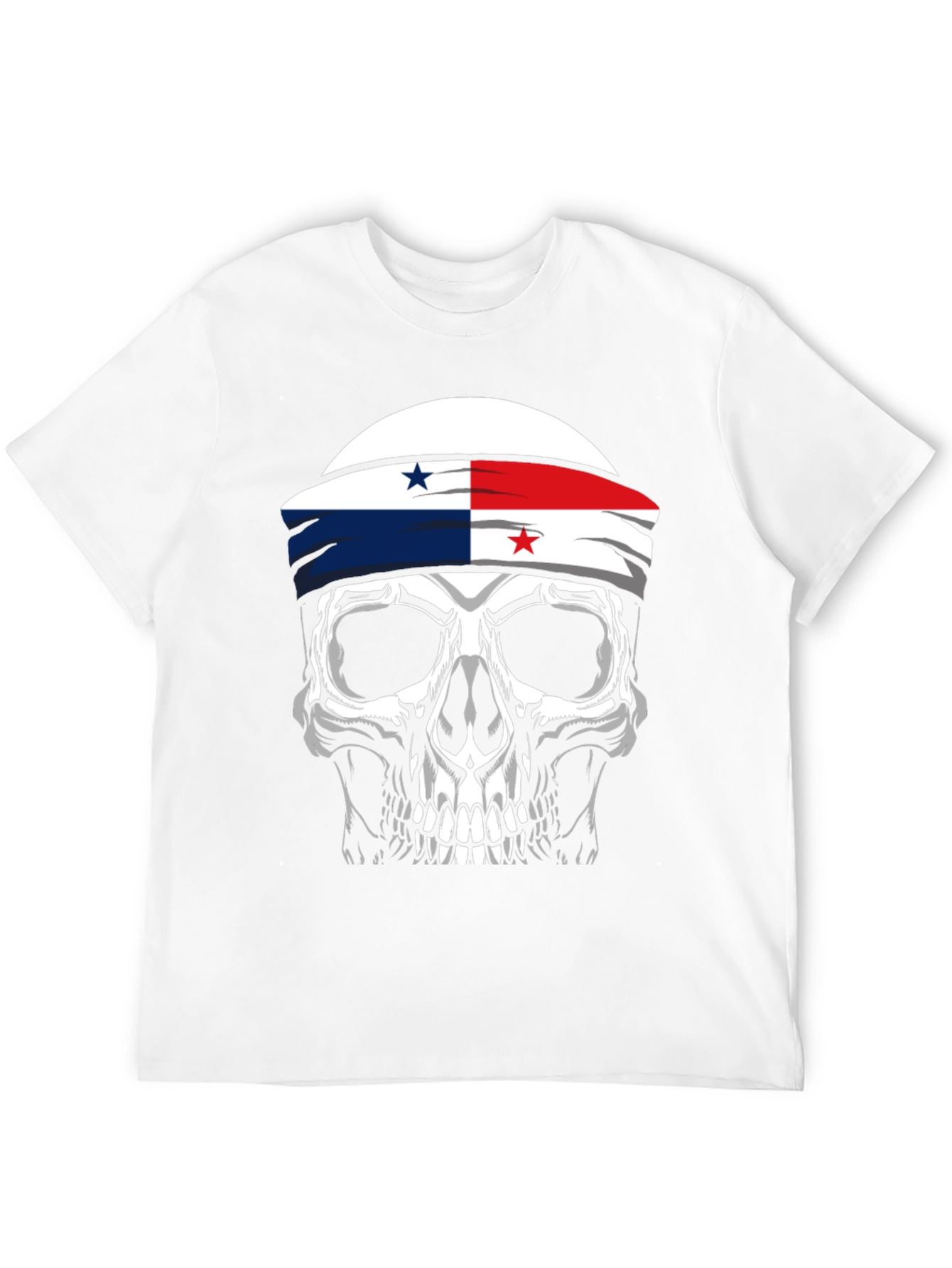 Skull Panama Flag T-Shirt