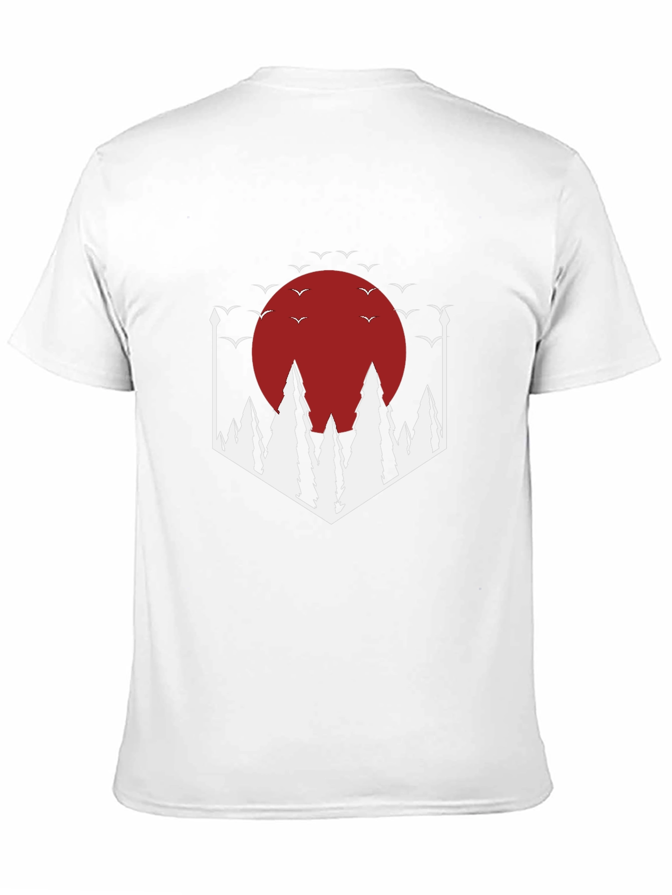 Nature Graphic Tee - Mens Black Short Sleeve