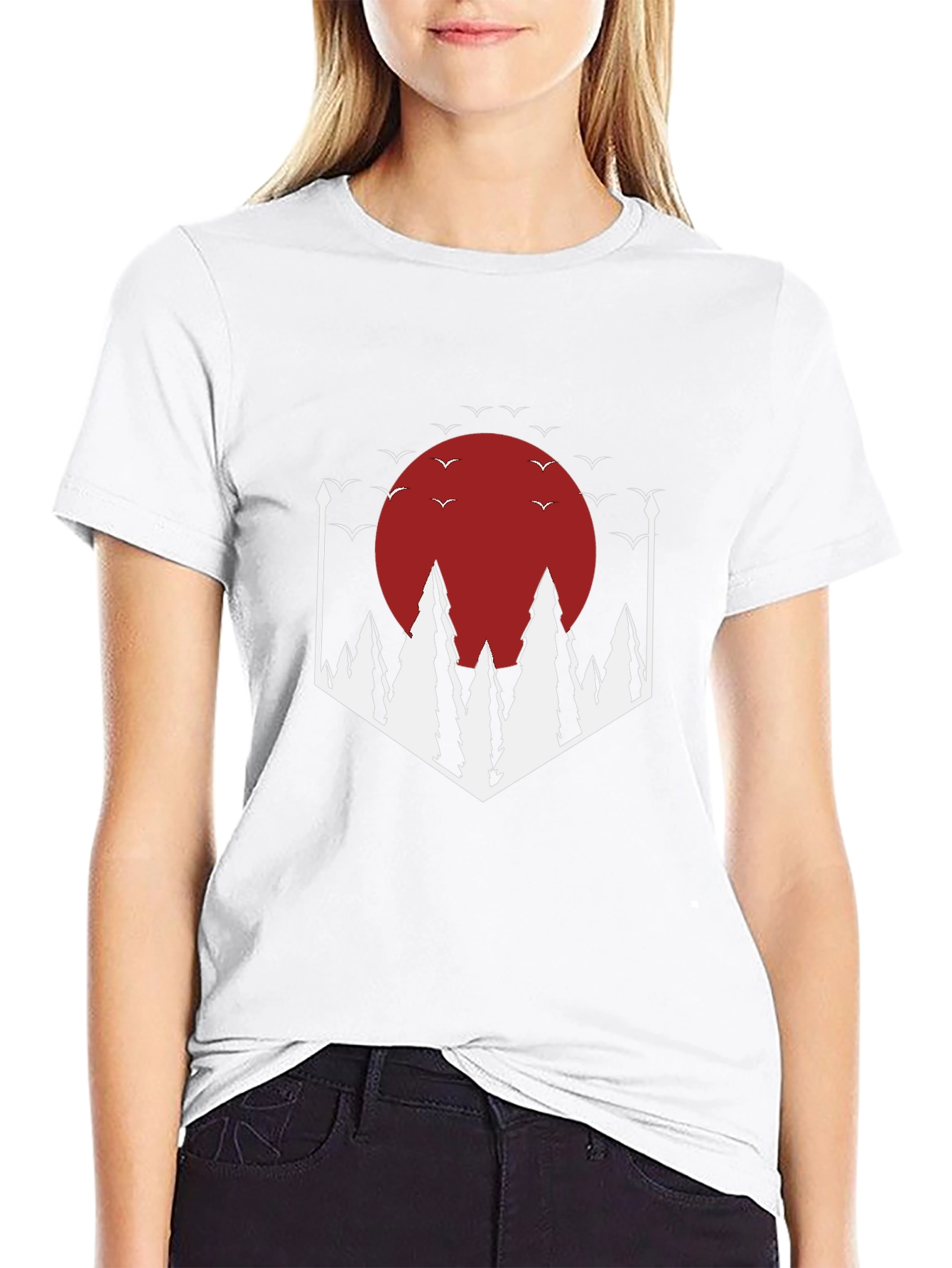 Nature Graphic Tee - Mens Black Short Sleeve