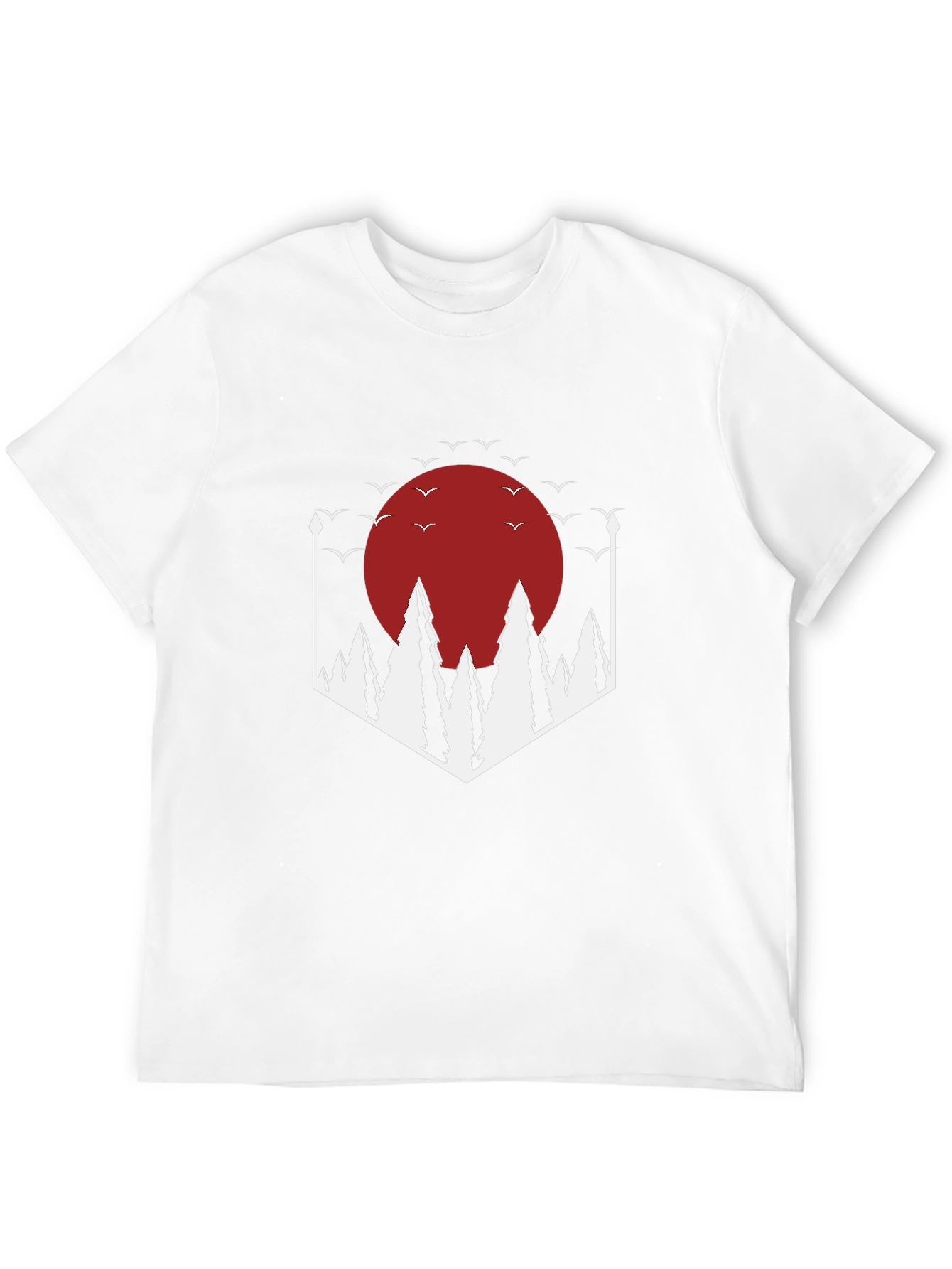 Nature Graphic Tee - Mens Black Short Sleeve