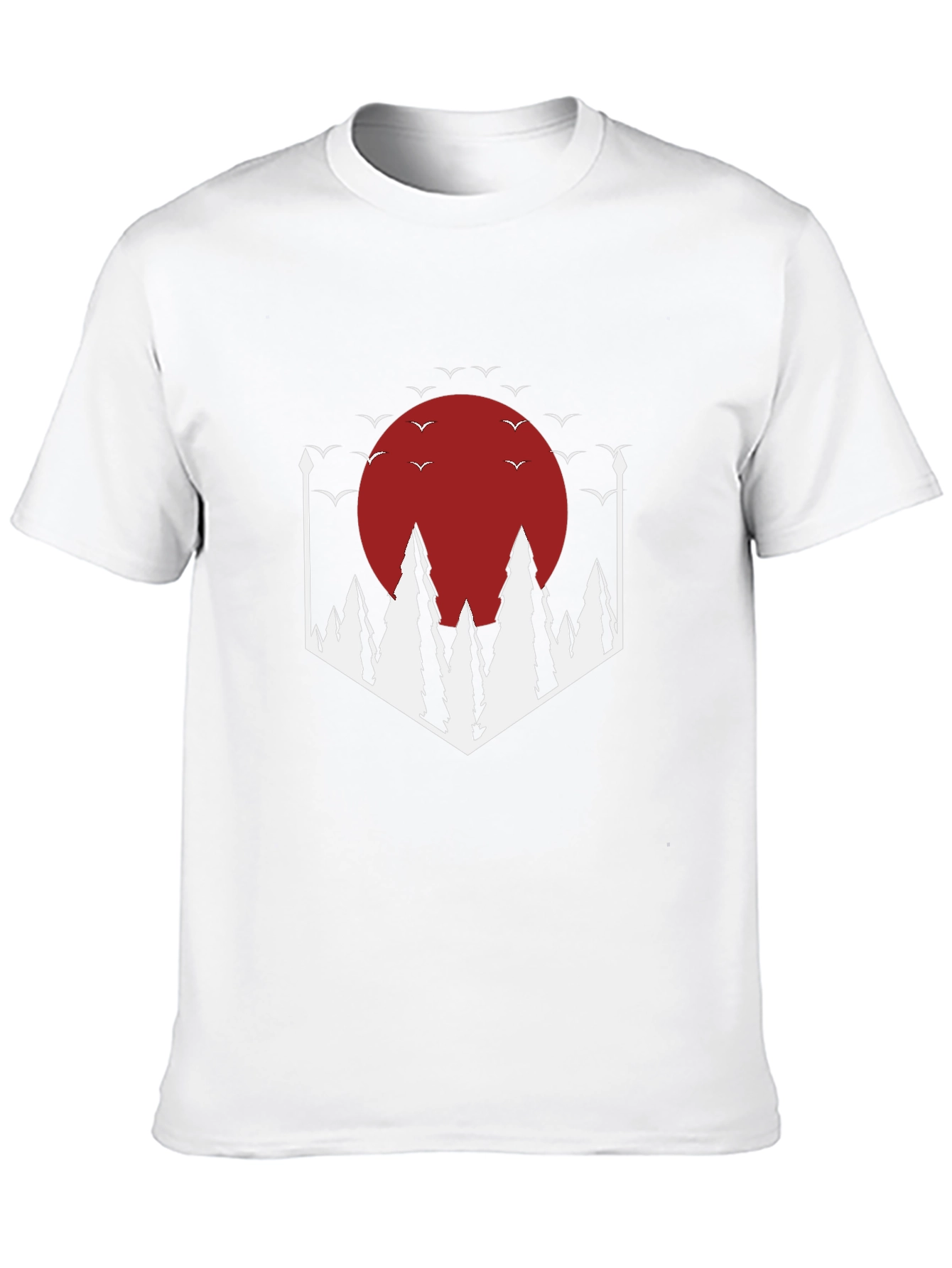 Nature Graphic Tee - Mens Black Short Sleeve
