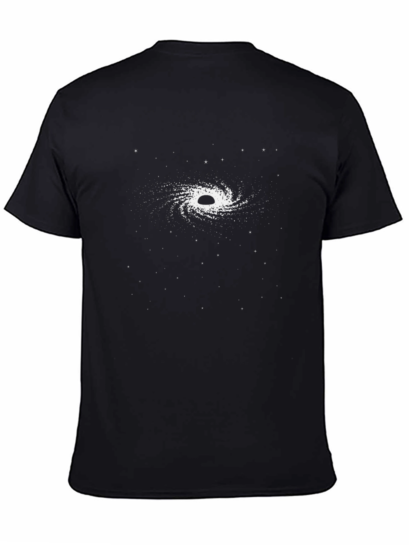 Black Hole Graphic Tee - Galaxy Design