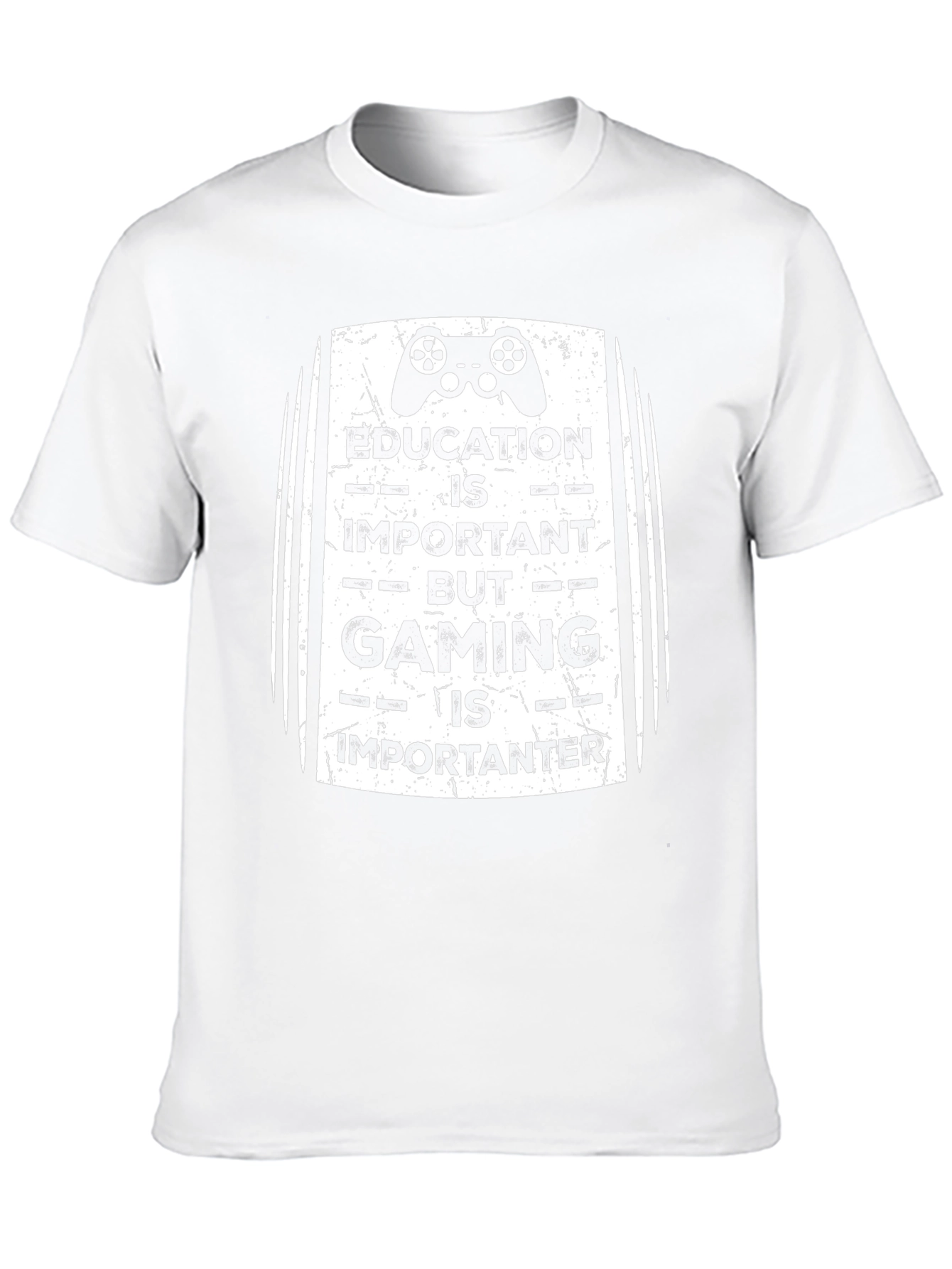 Education Important? Gaming T-Shirt - Gamer Gift