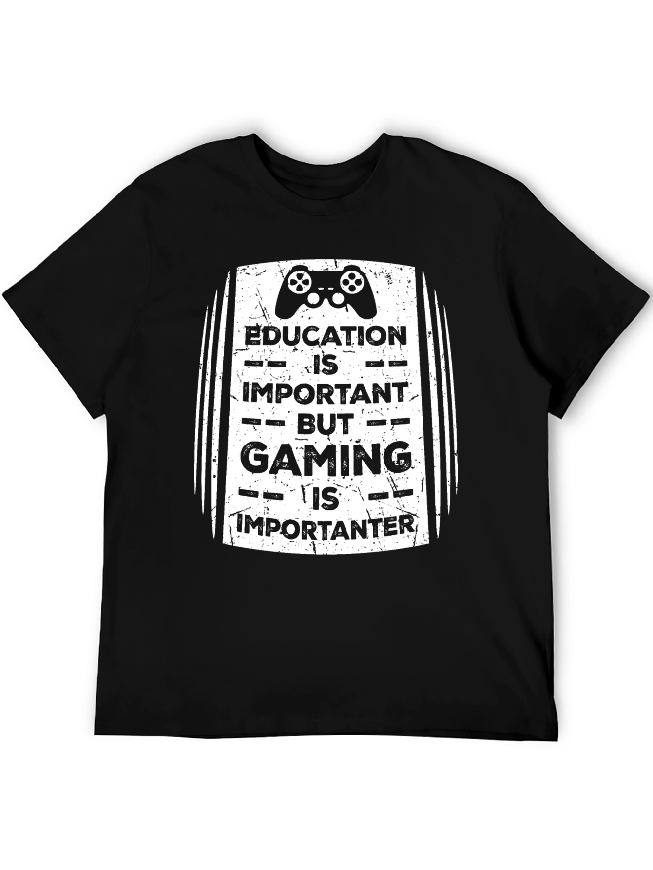 Education Important? Gaming T-Shirt - Gamer Gift