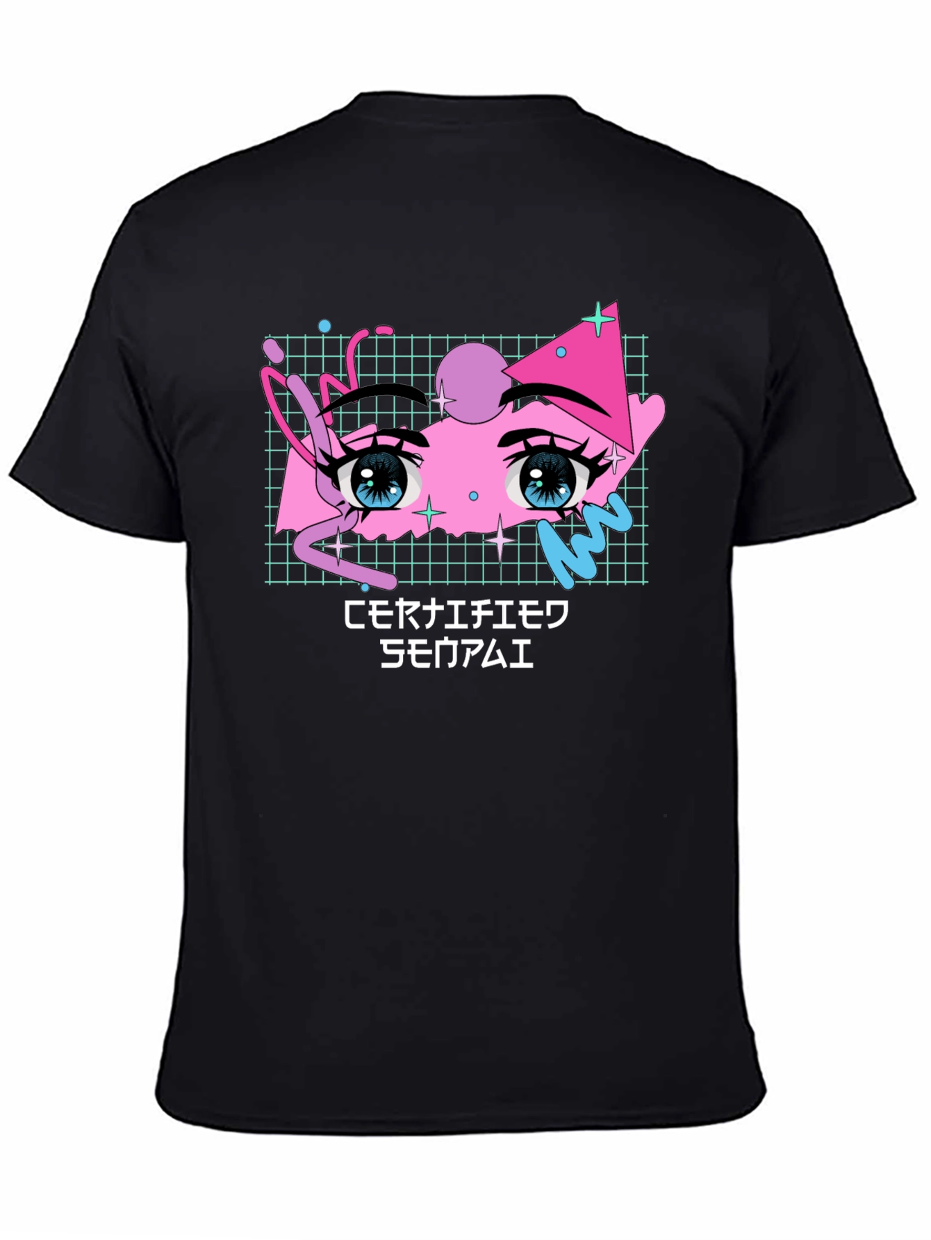 Certified Senpai Graphic T-Shirt - Anime Aesthetic