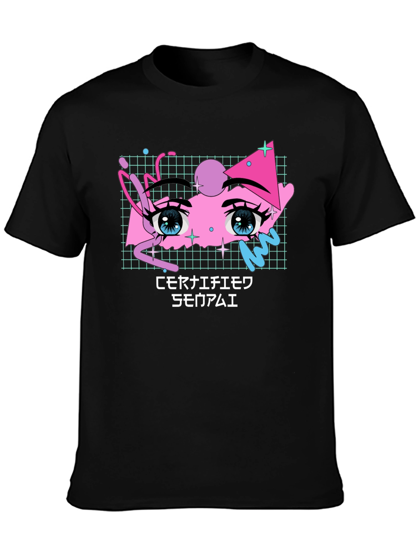 Certified Senpai Graphic T-Shirt - Anime Aesthetic