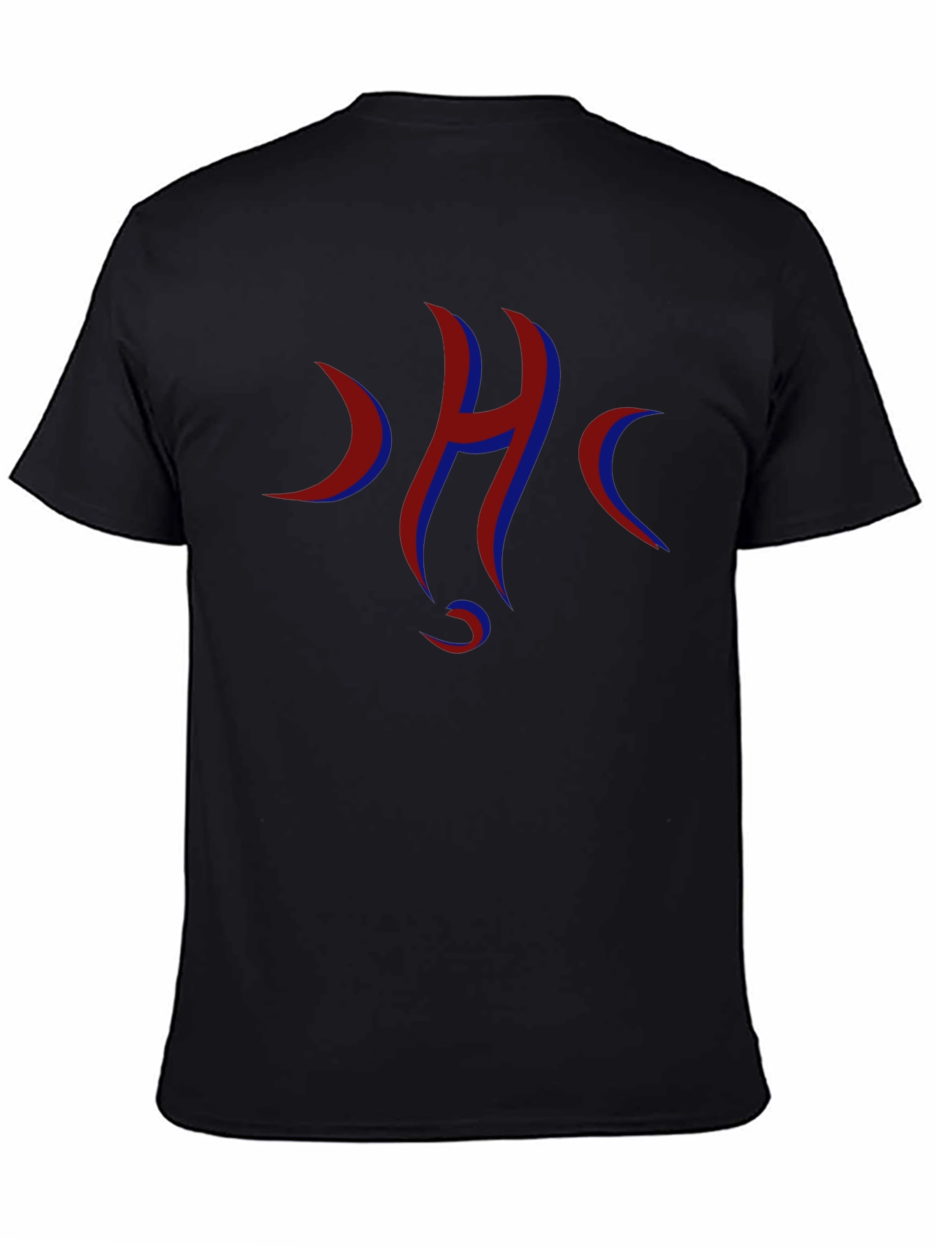 Abstract Symbol Black T-Shirt