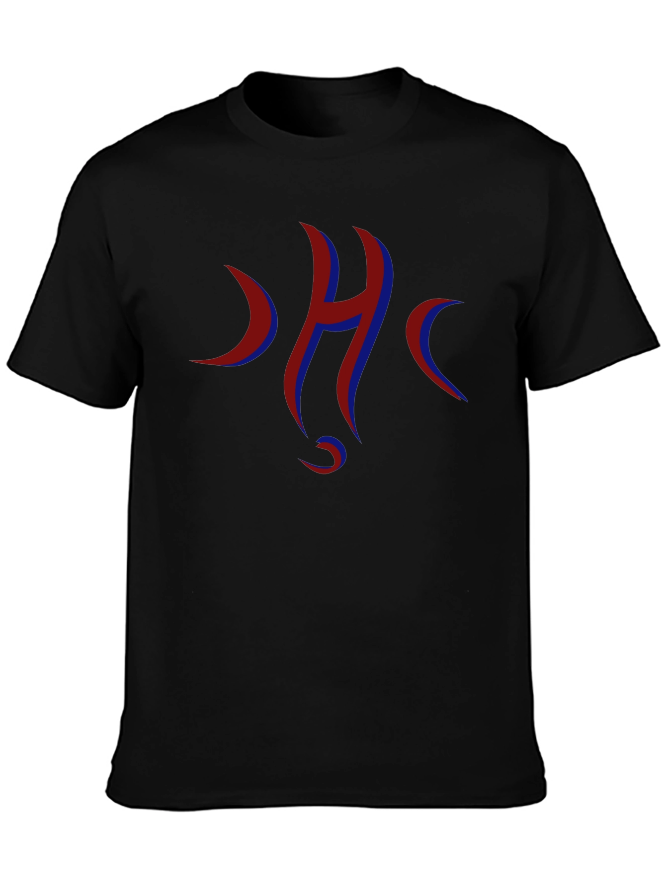 Abstract Symbol Black T-Shirt