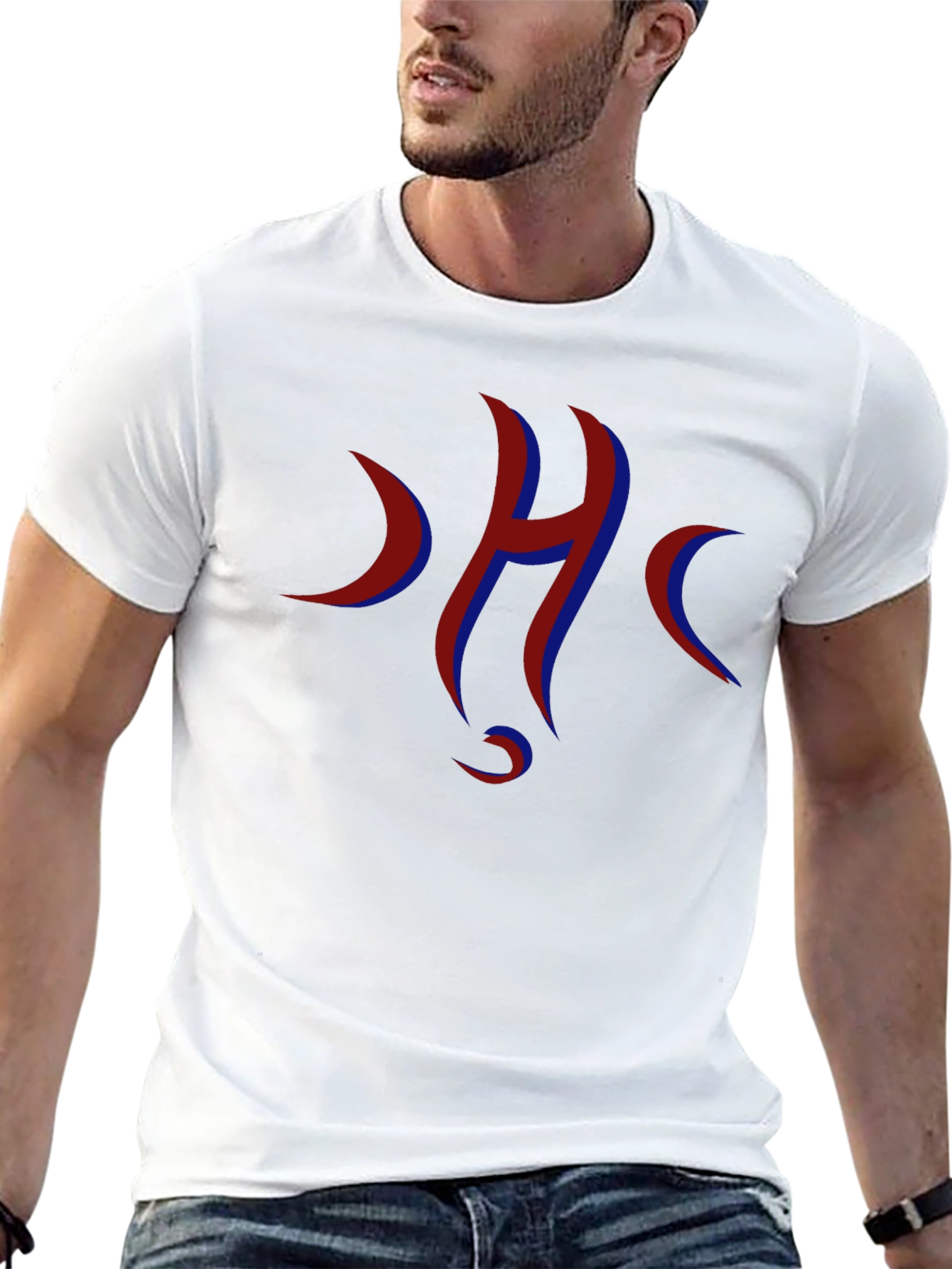 Abstract Symbol Black T-Shirt