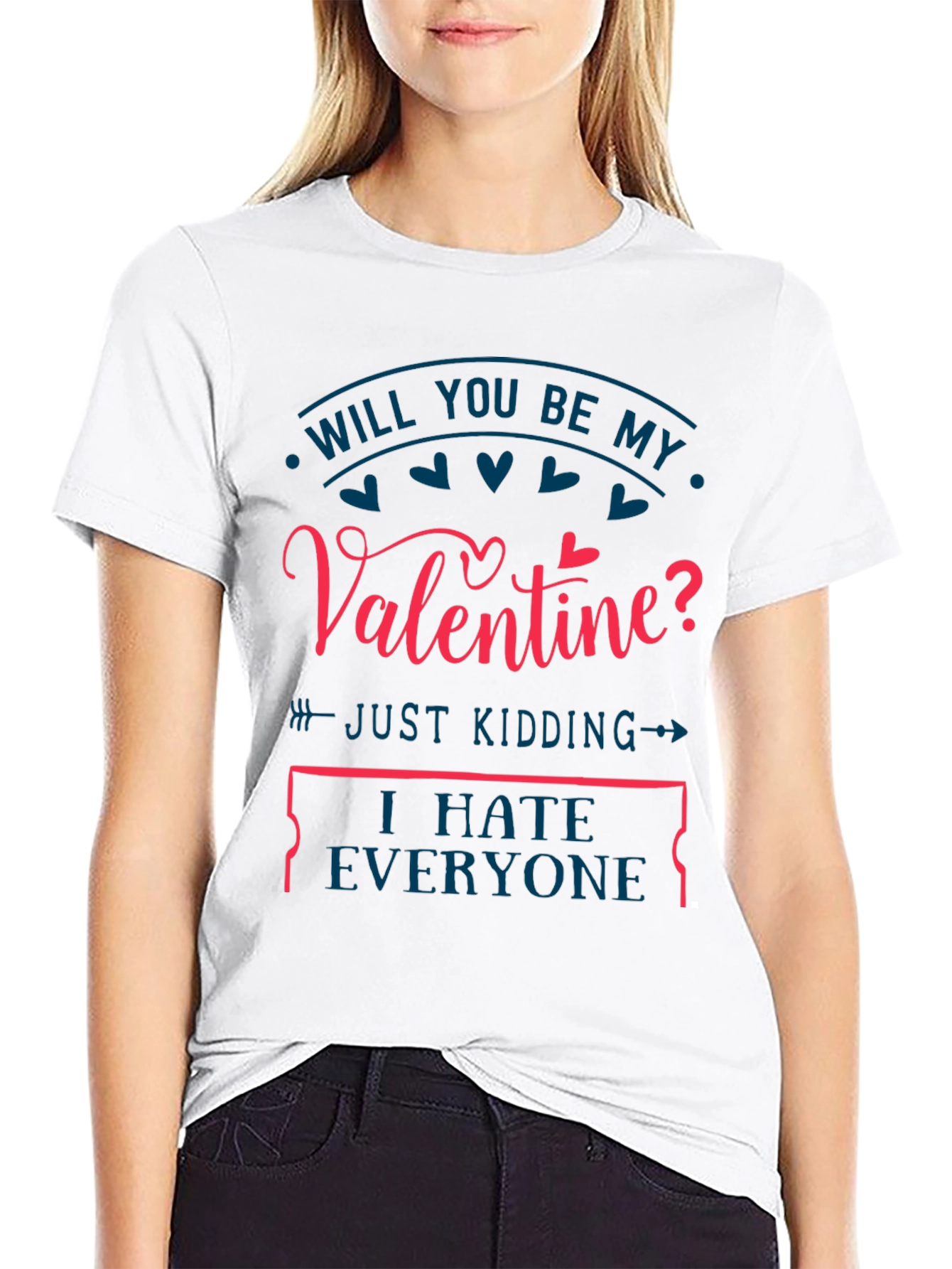 Funny Valentines Day T-Shirt - I Hate Everyone