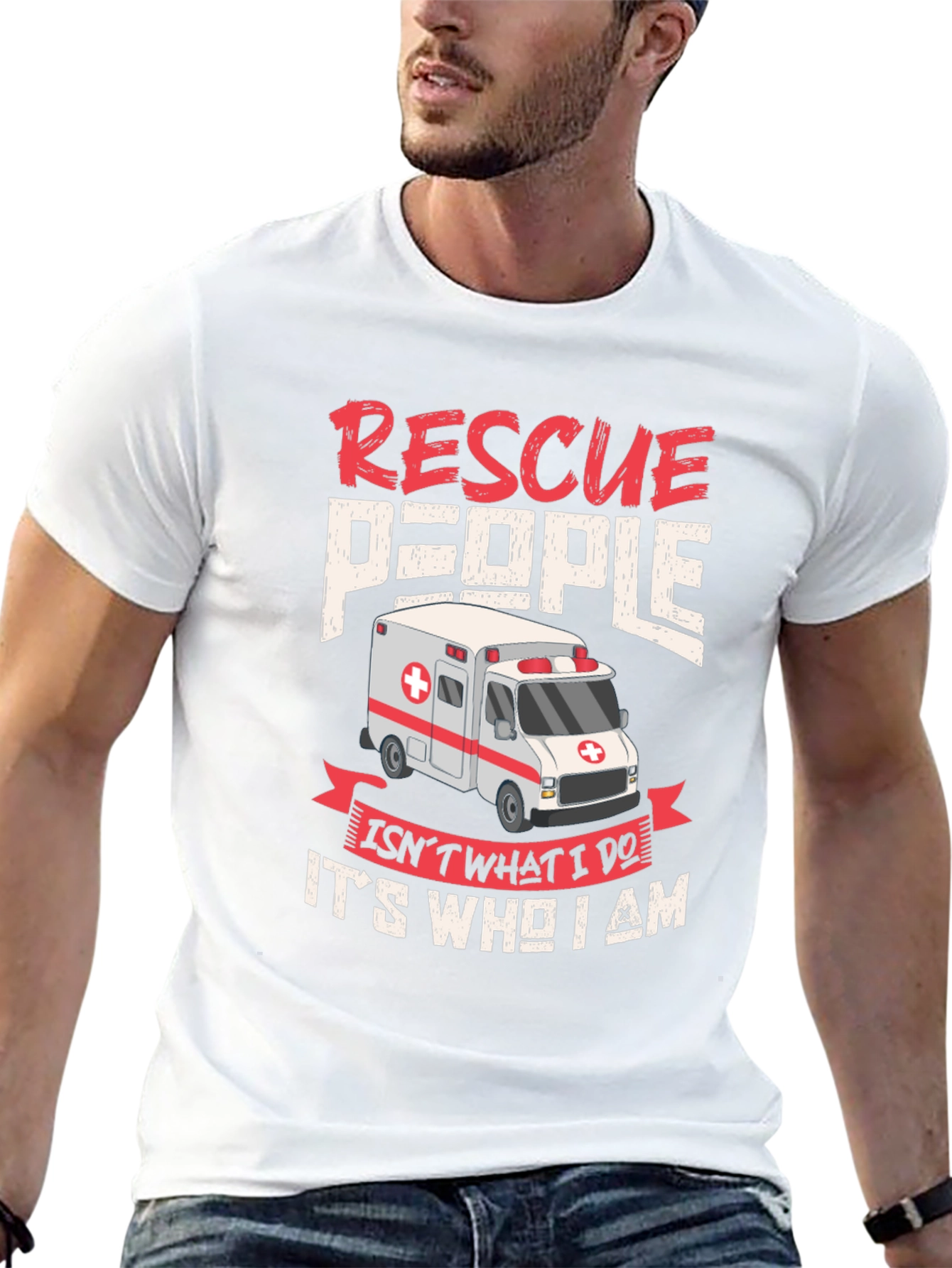 Rescue People EMT T-Shirt - Its Who I Am!